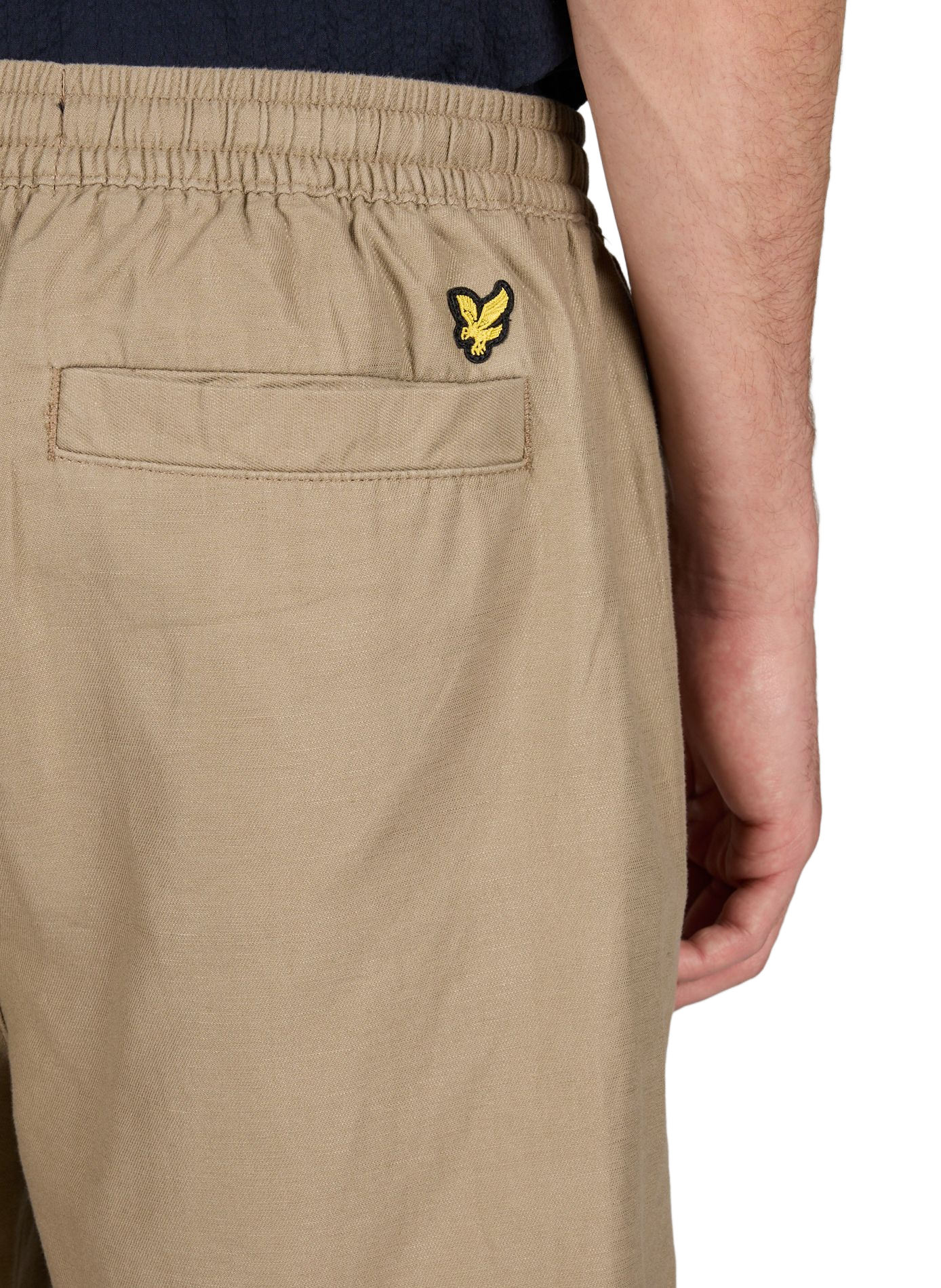 Pantalón recto de lino y algodón LYLE & SCOTT Beige