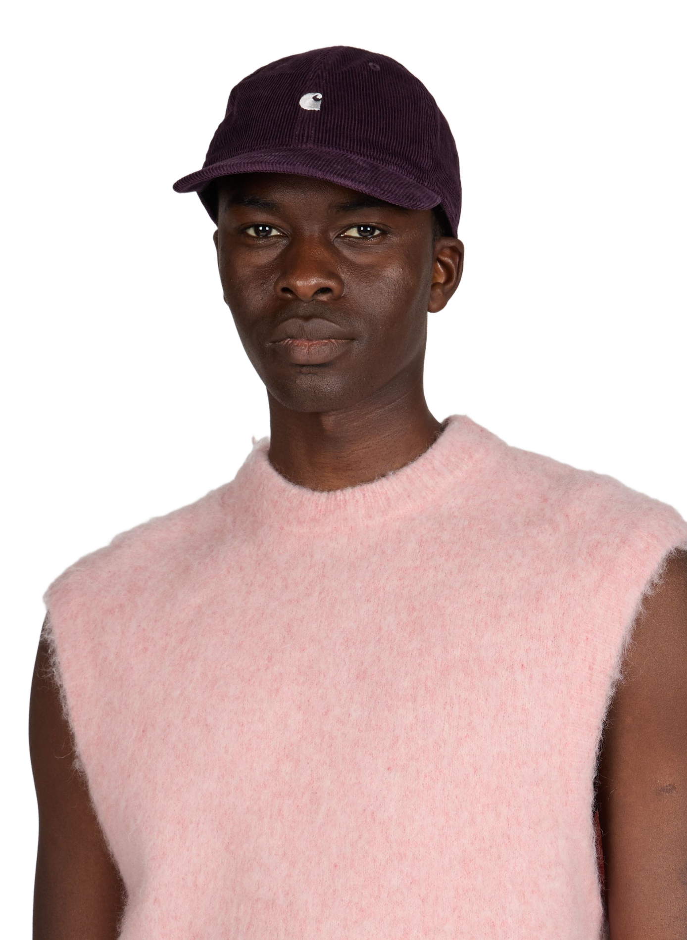 Cotton Logo Baseball Cap CARHARTT WIP Purple