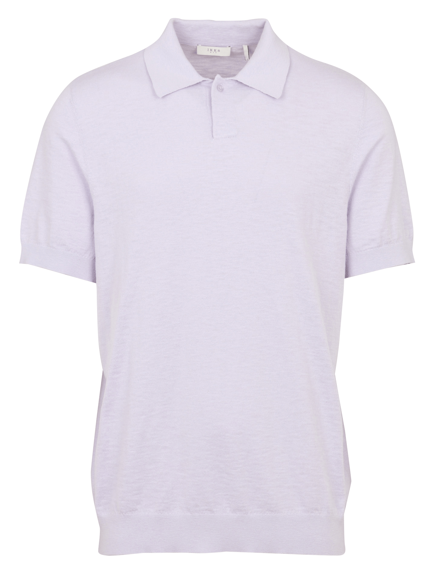 Polo manches courtes en maille flammée IKKS Violet