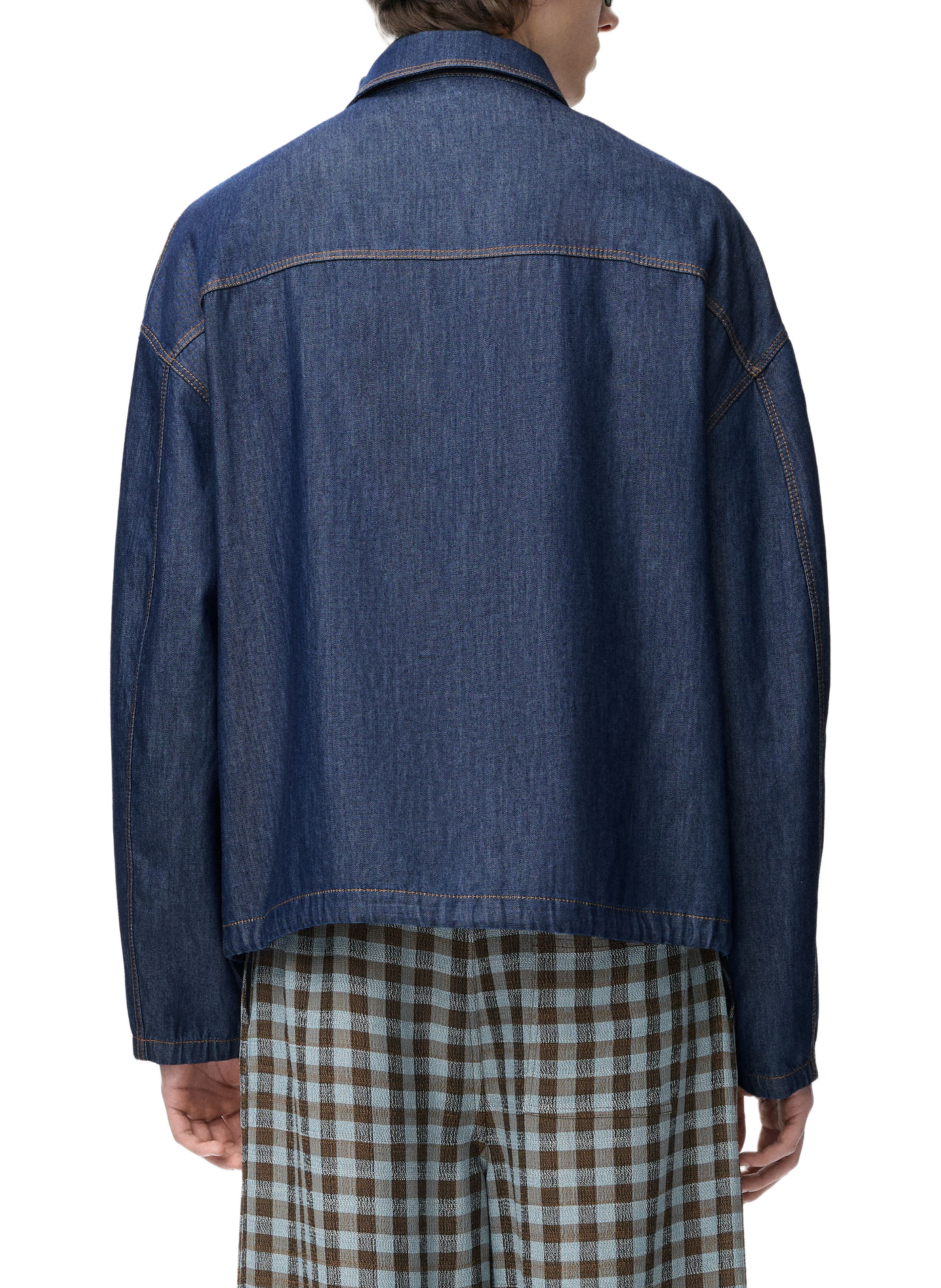 Zipped cotton jacket LOEWE Blue
