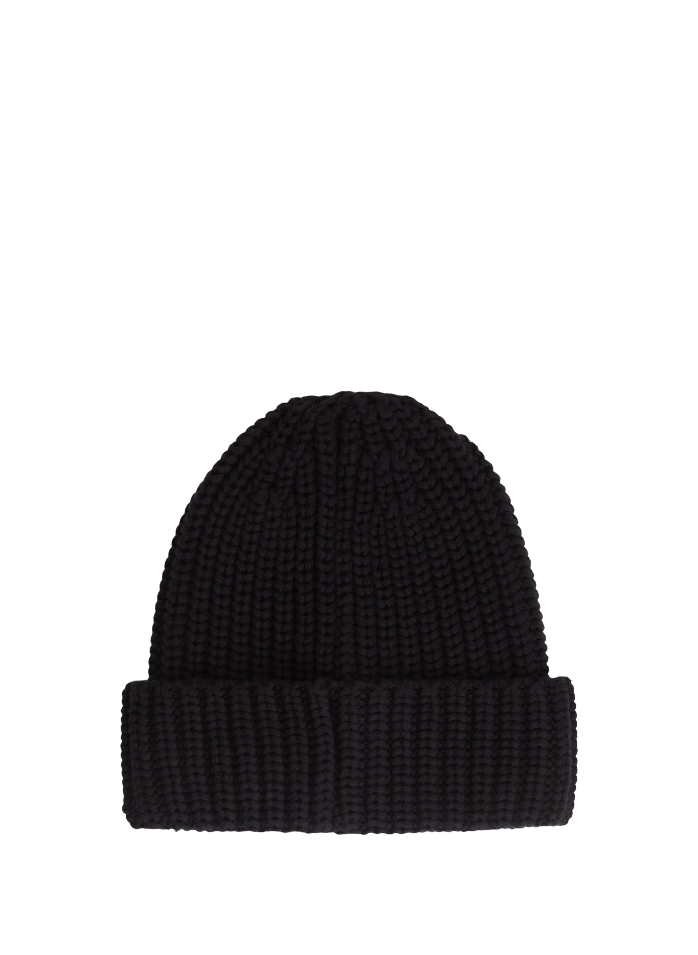 Cotton beanie TOMMY HILFIGER Black