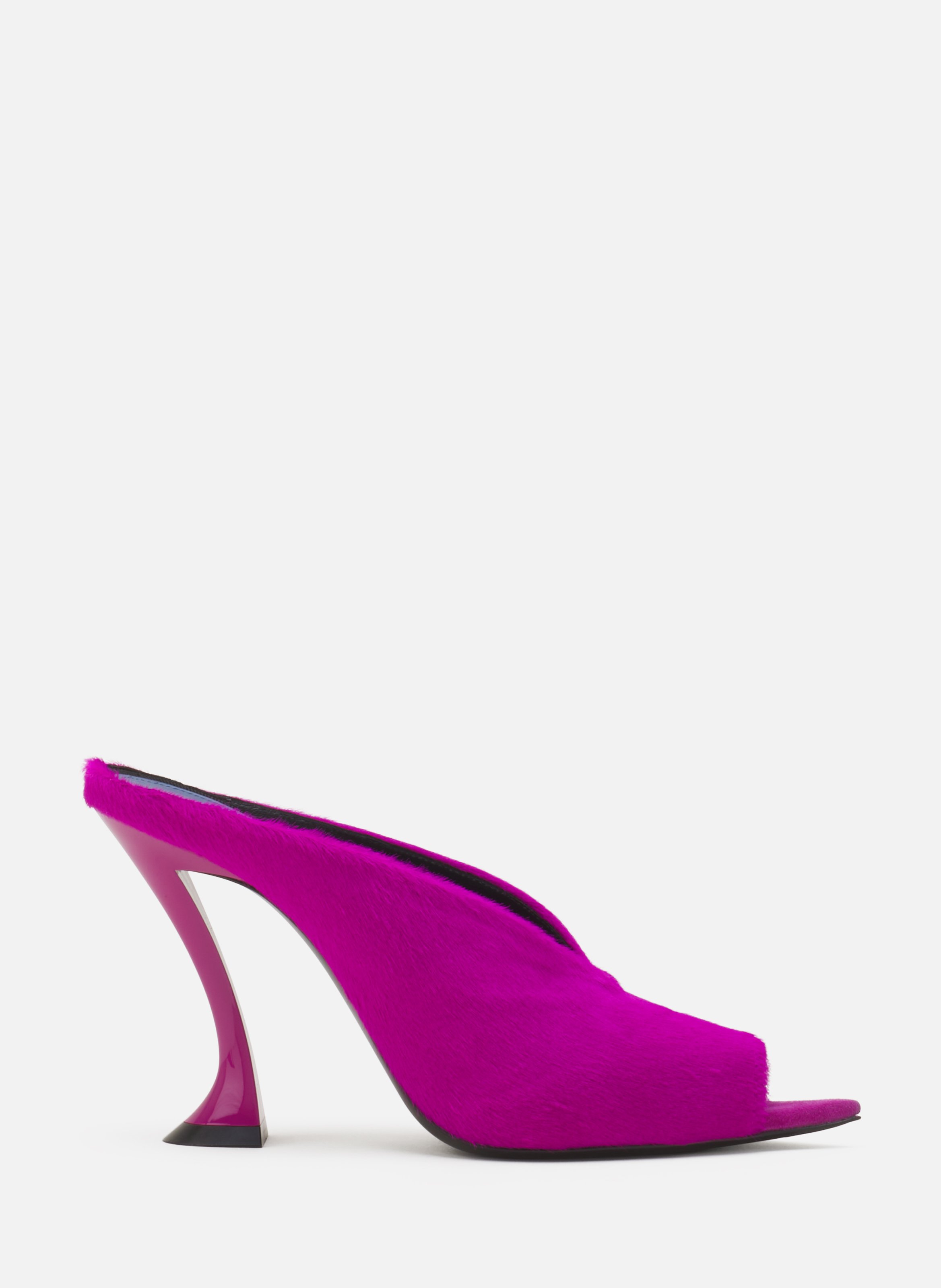 Mule midnight step en pony LANVIN Violet