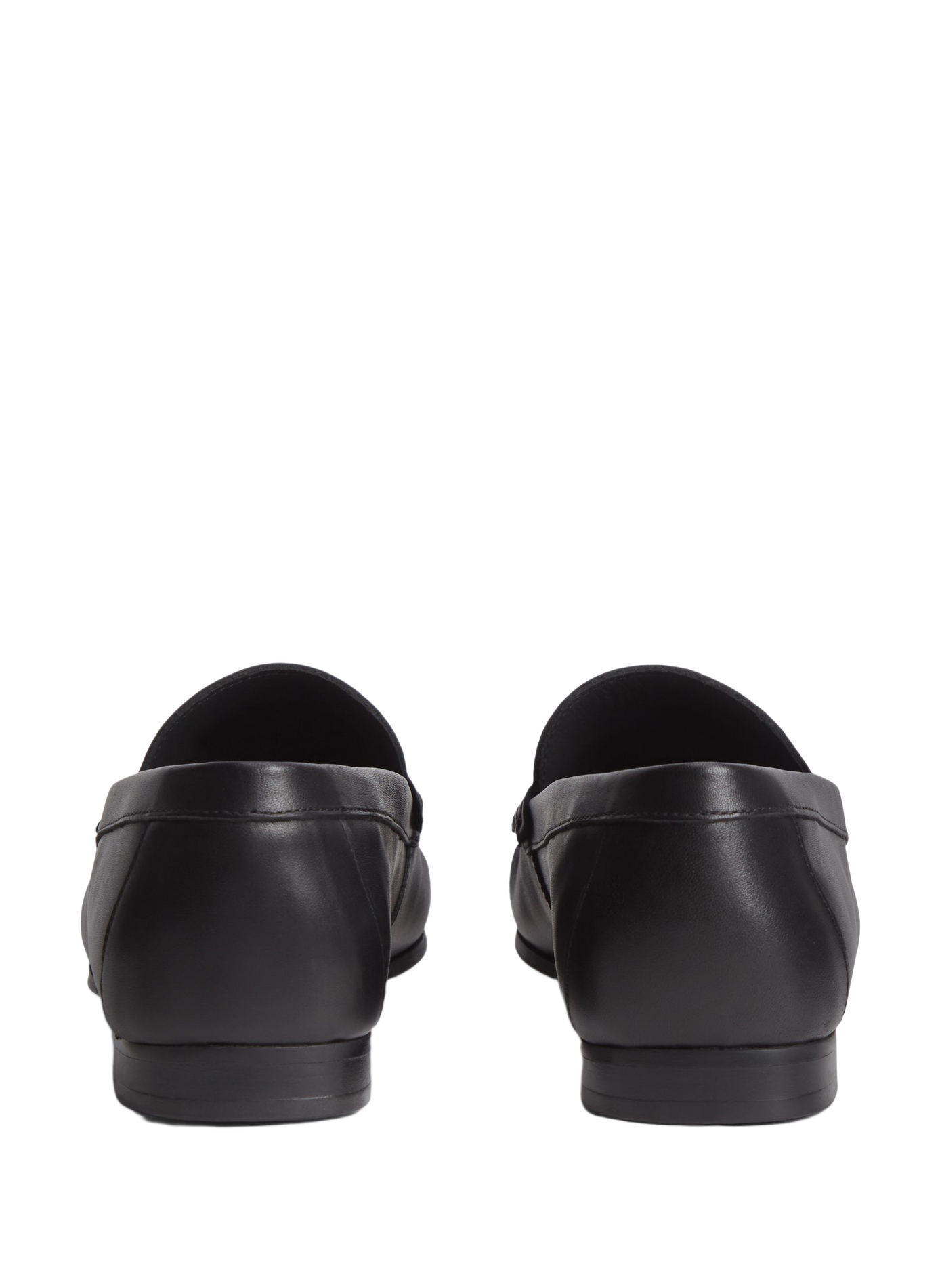 Mocassins à détail doré en cuir TOMMY HILFIGER Noir