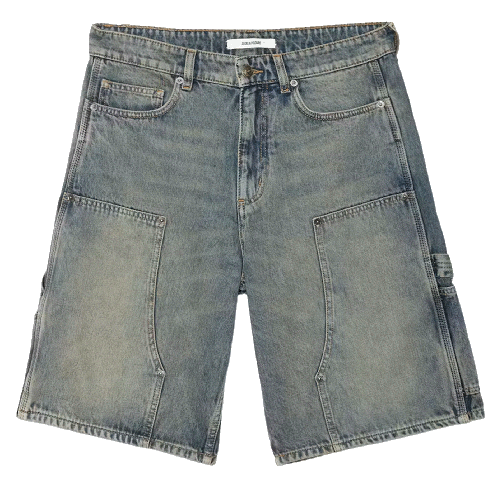 Short droit en coton perys ZADIG&VOLTAIRE Bleu