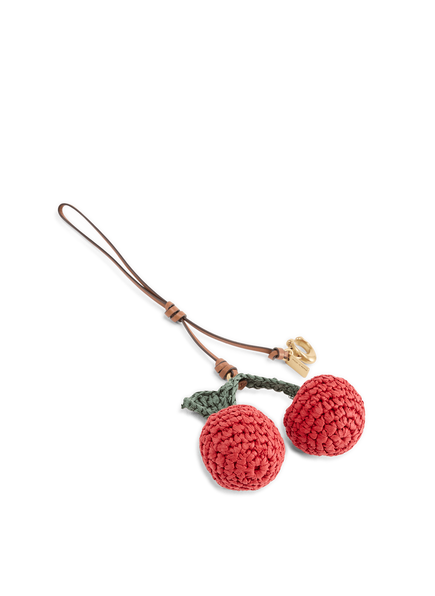 Cherry Paper Bag Charm COACH Multicolour