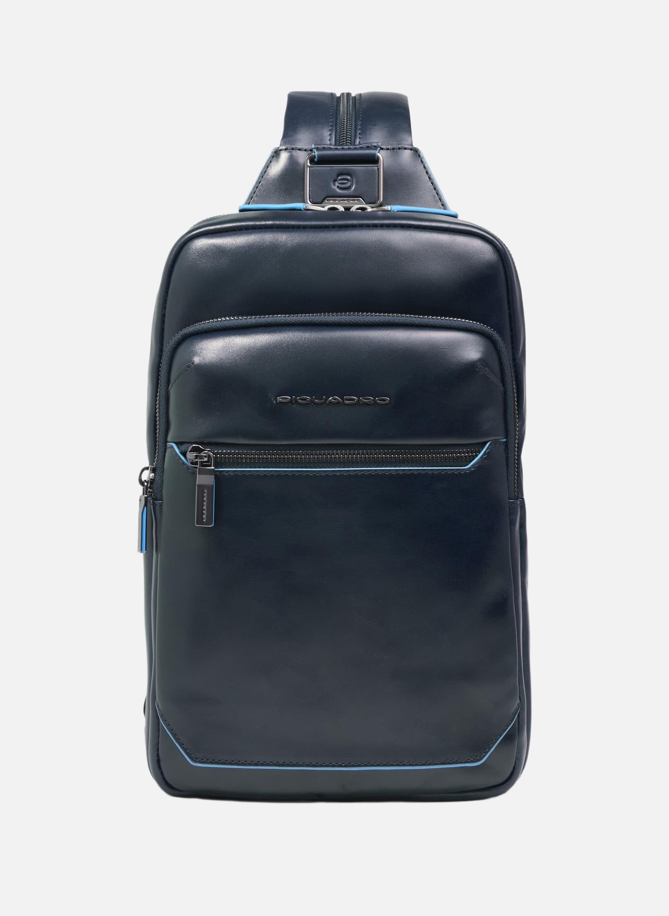 Convertible to backpack sling bag PIQUADRO Blue