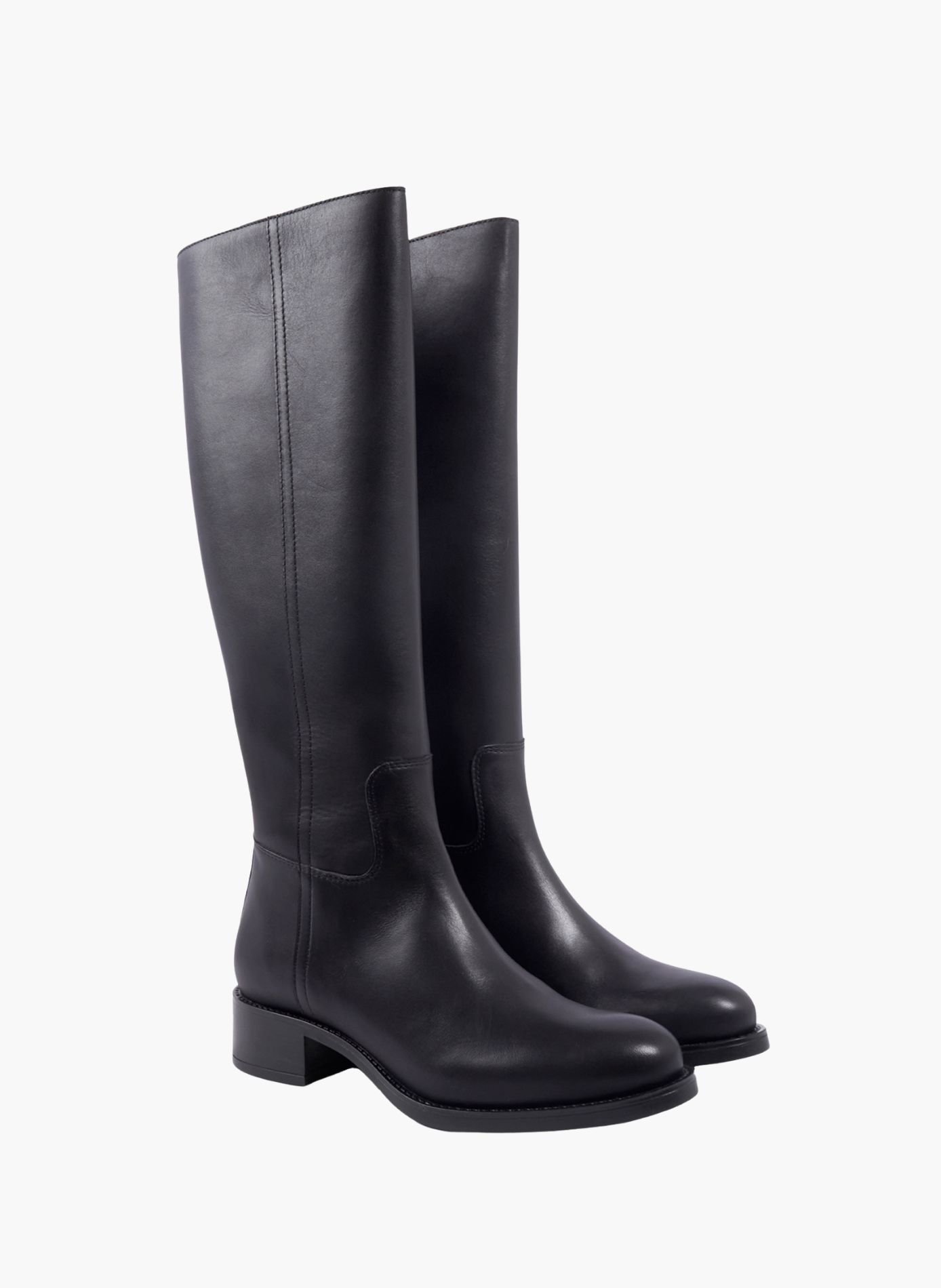 Bottes plates léonie cuir JULES & JENN Noir