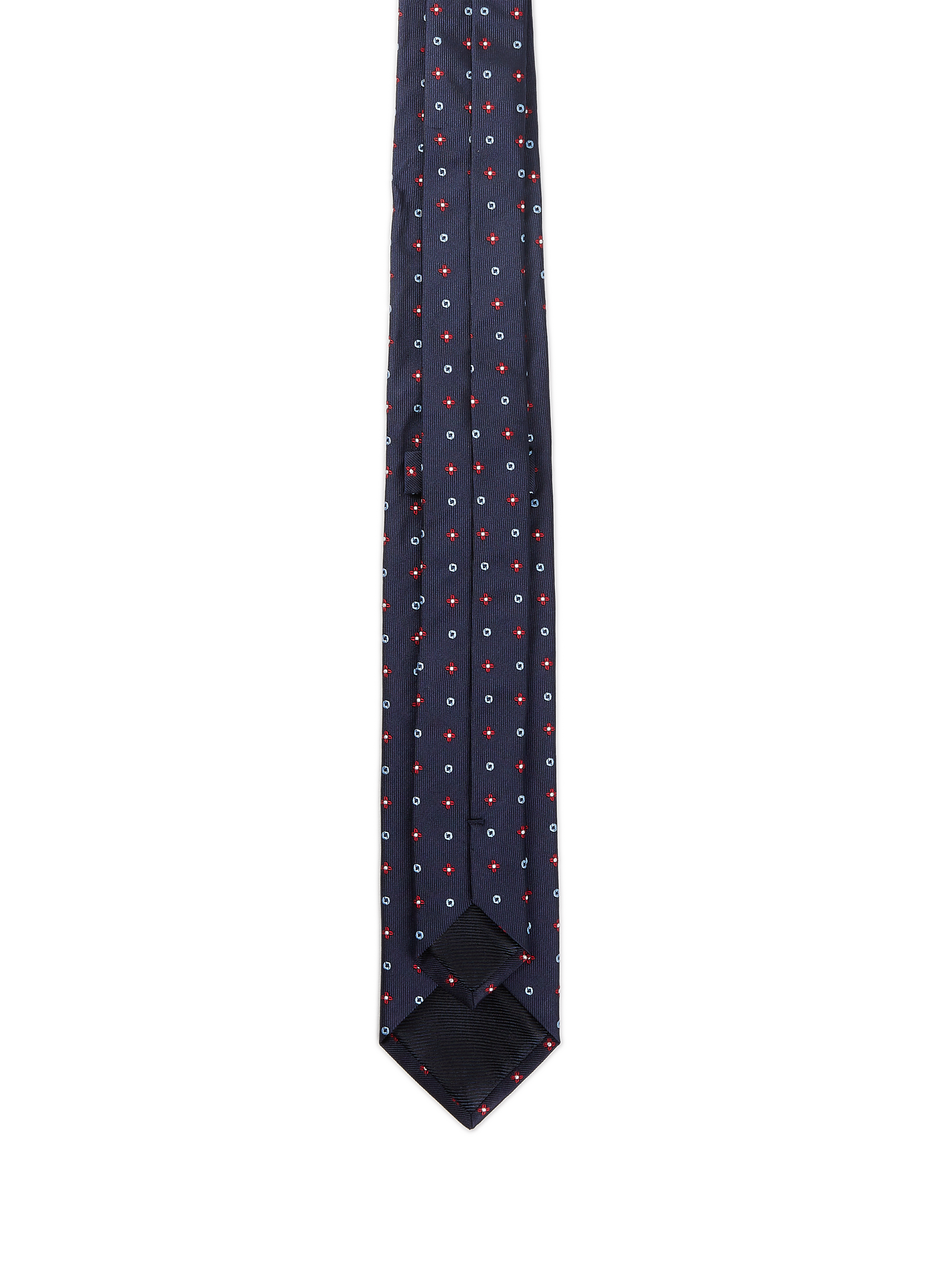 Striped silk tie AU PRINTEMPS PARIS Multicolour
