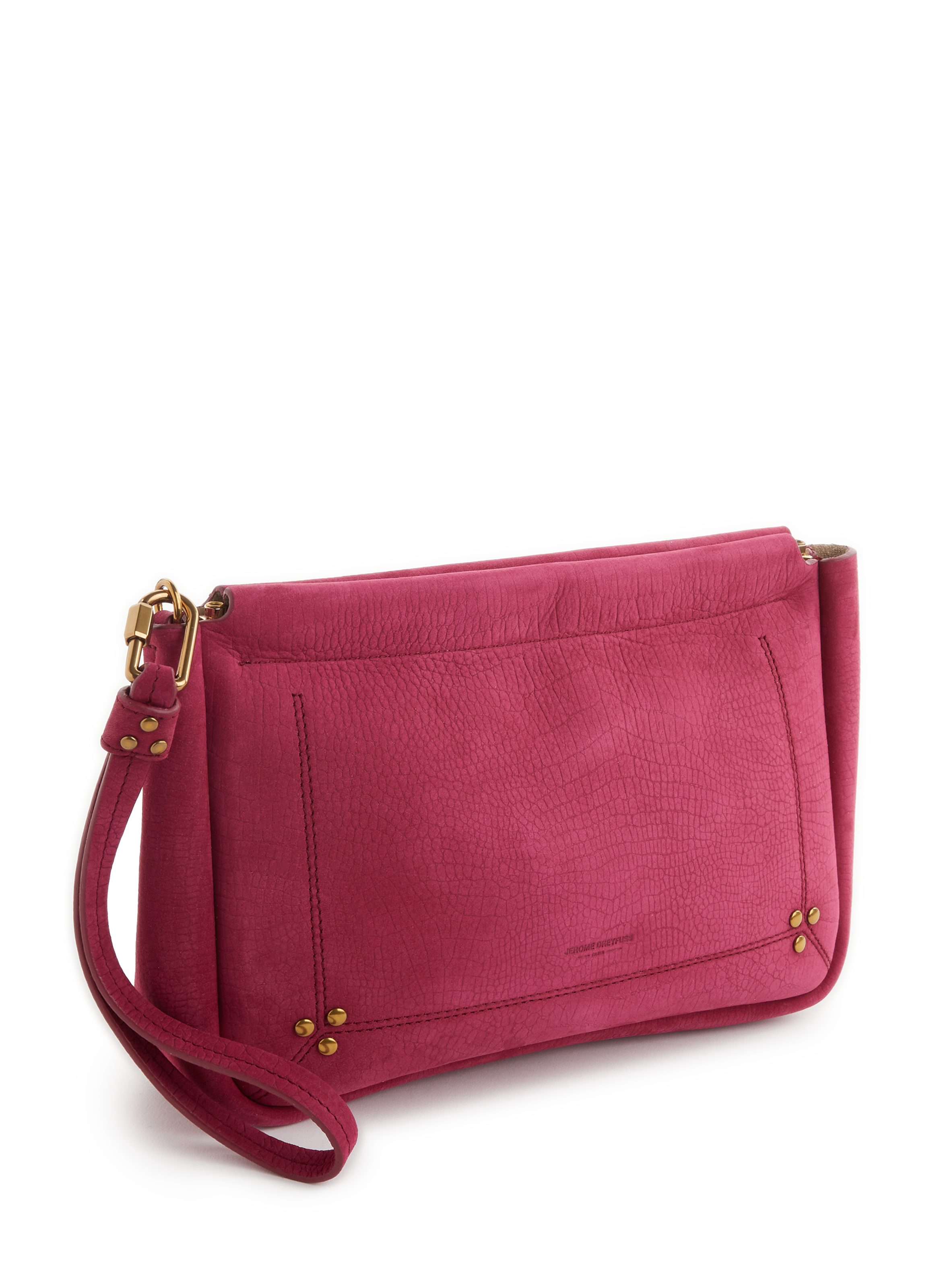 Pochette Clap L en cuir