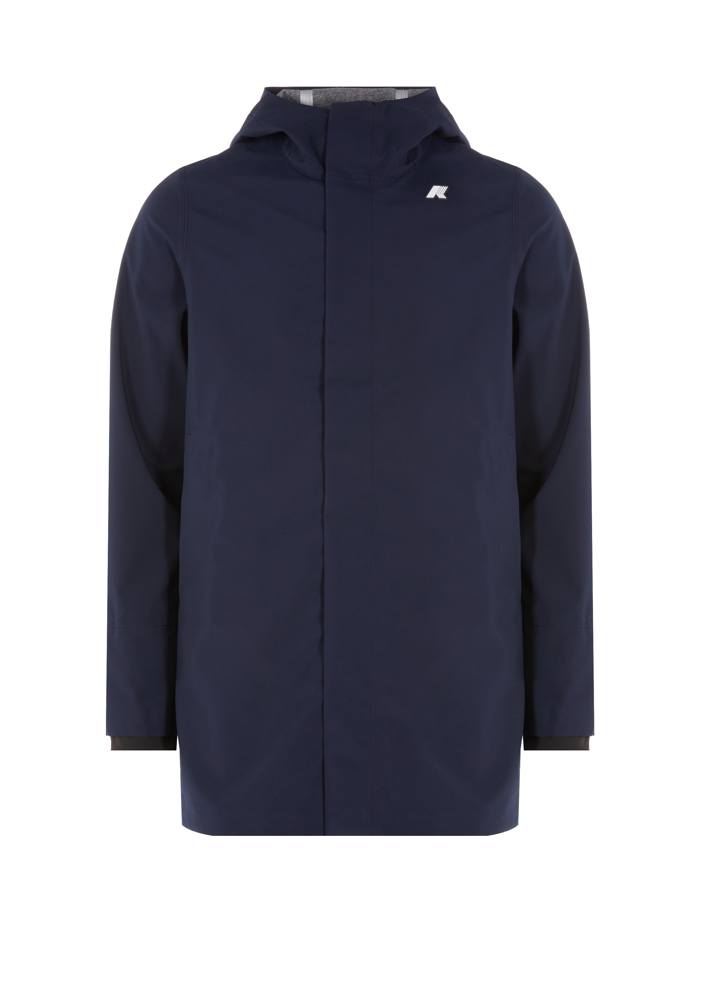 Veste droite à capuche  K-WAY Bleu