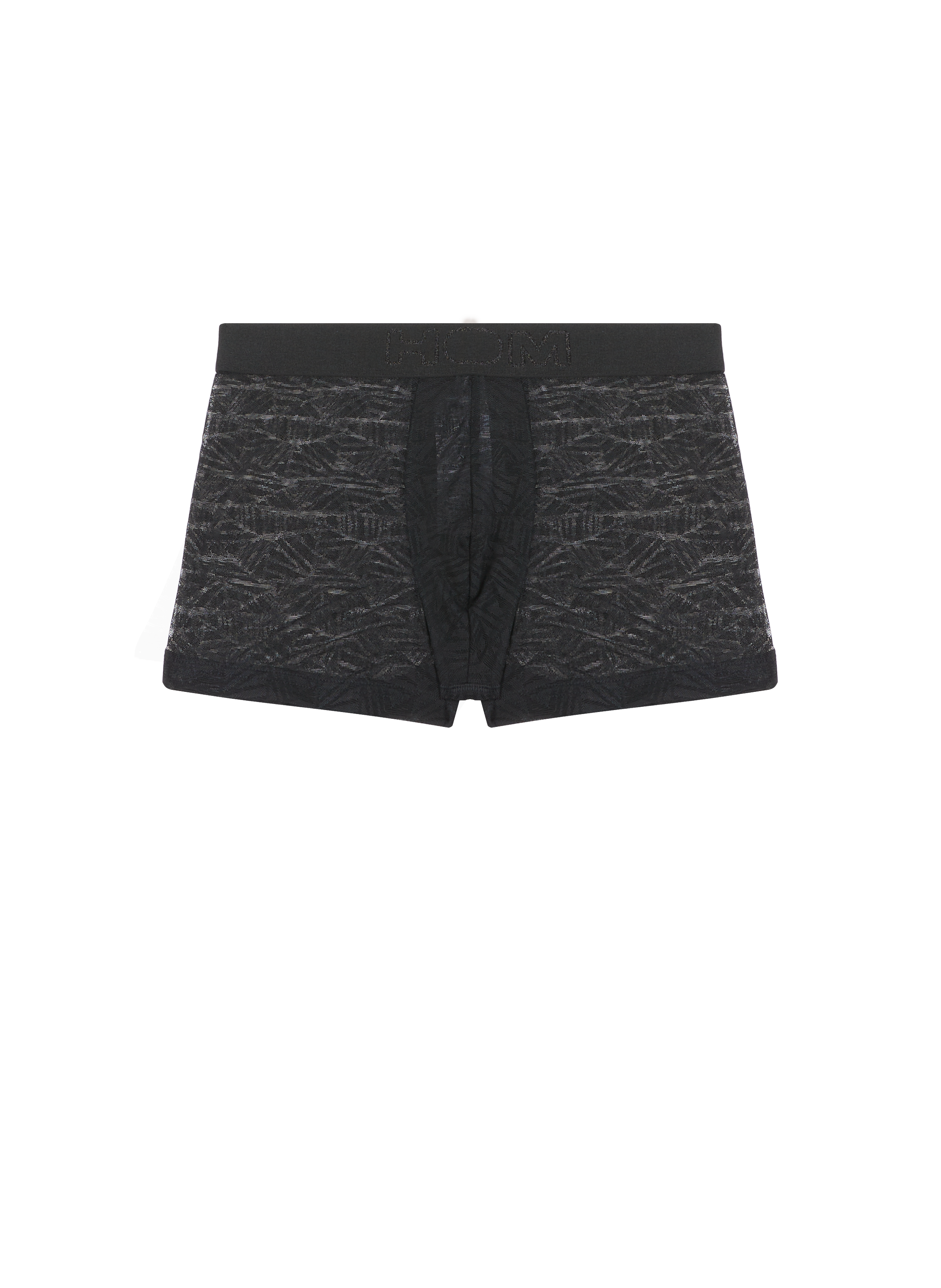 HOM Boxer à motif  Noir
