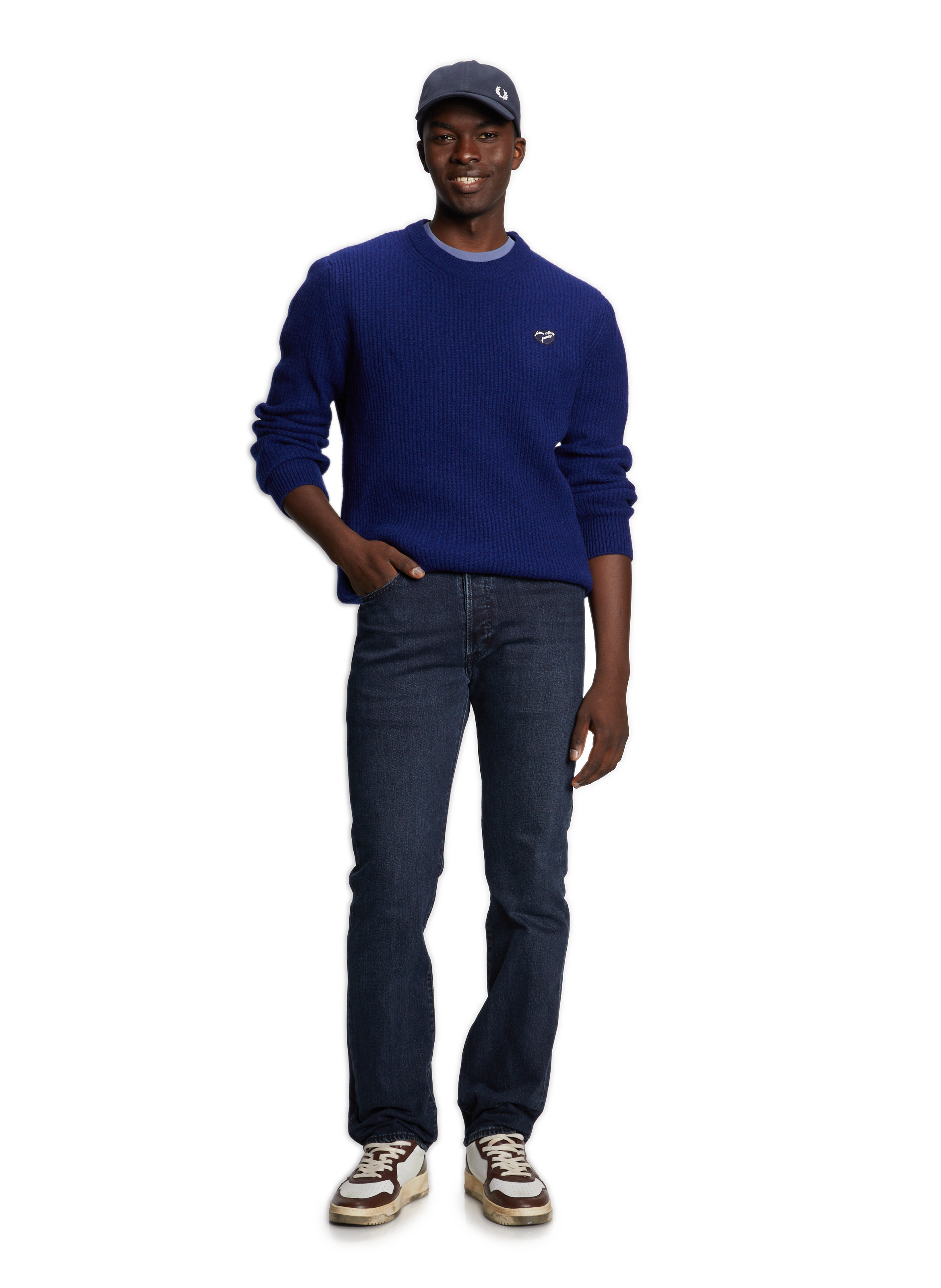 Pull en laine vierge  MAISON LABICHE Bleu