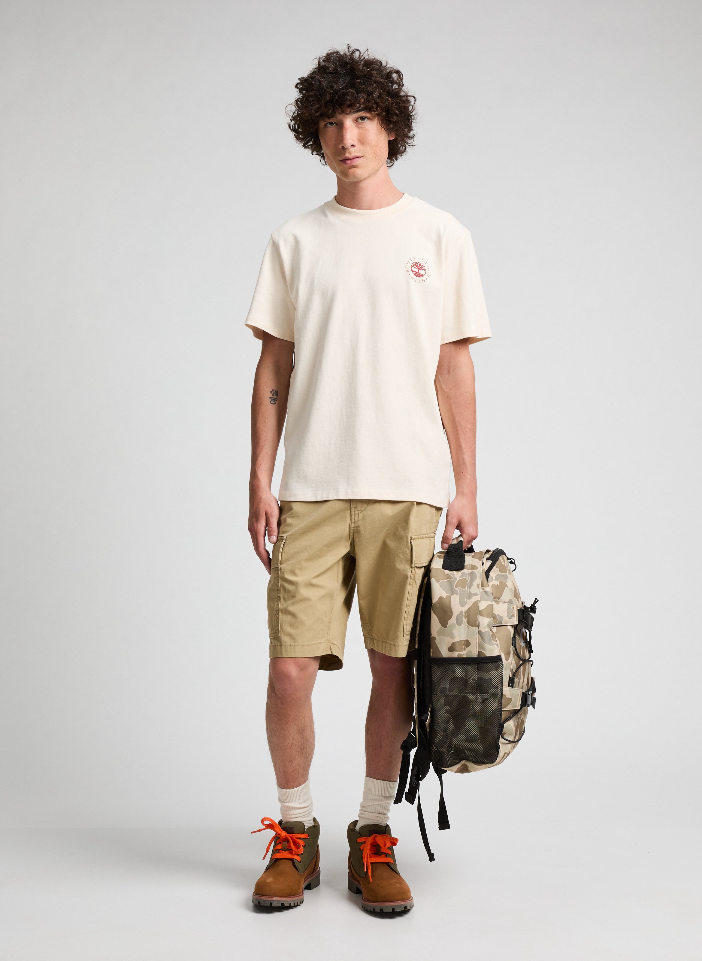 Cotton cargo shorts LEVI'S Beige