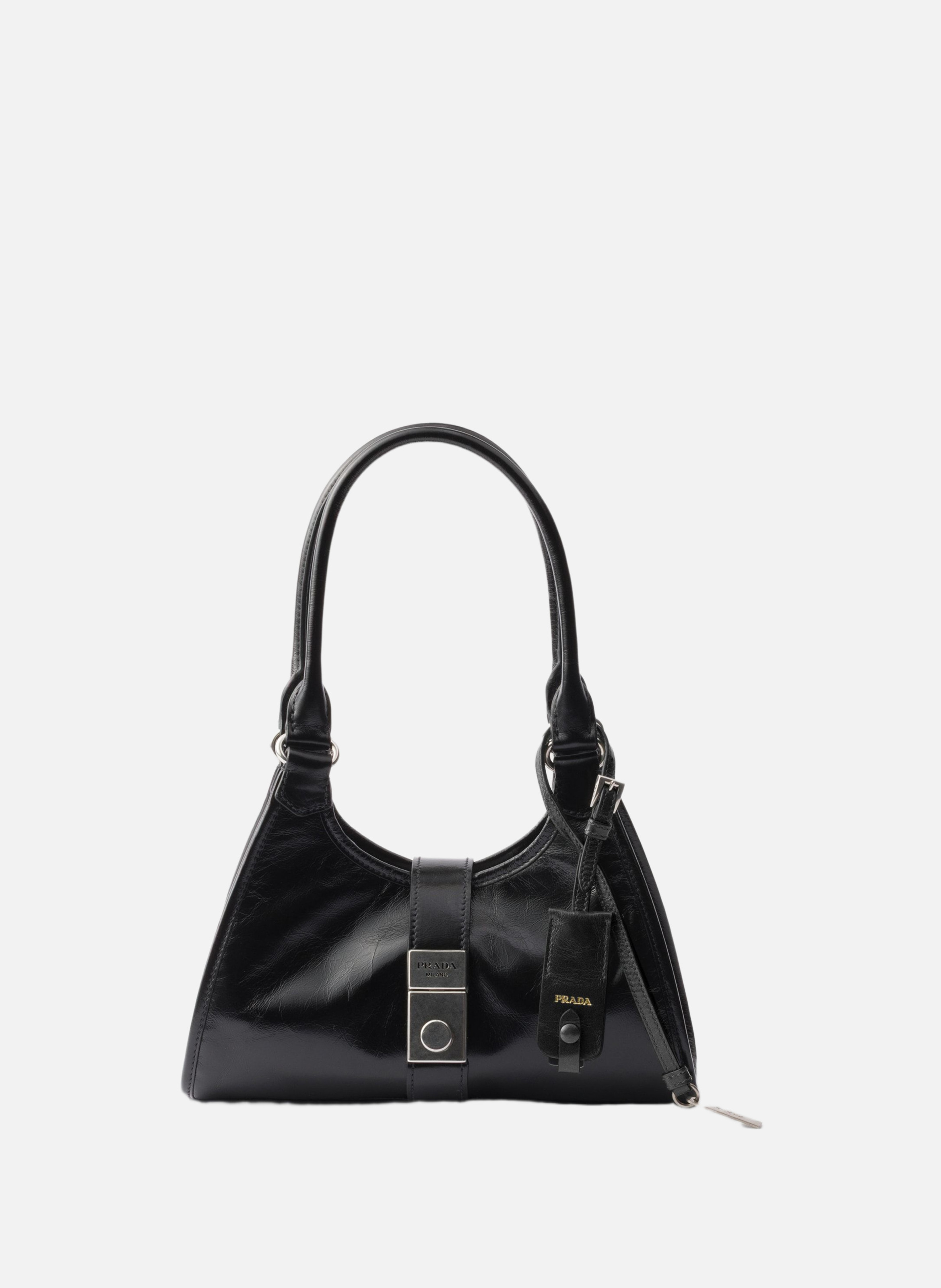 Petit cabas en cuir PRADA Noir