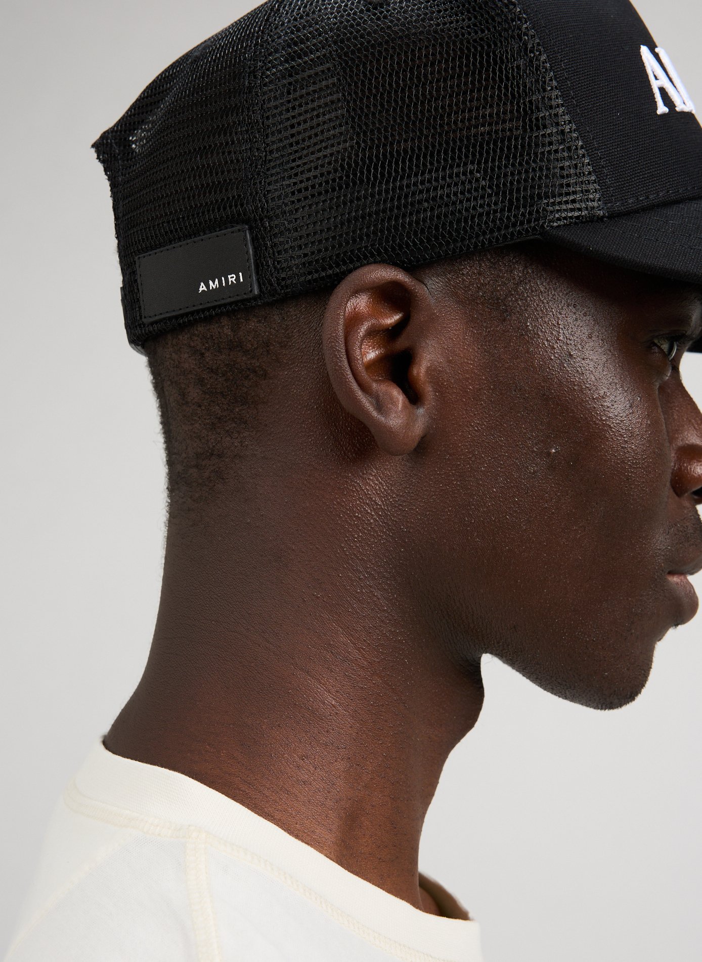 Casquette en mesh à logo AMIRI Noir