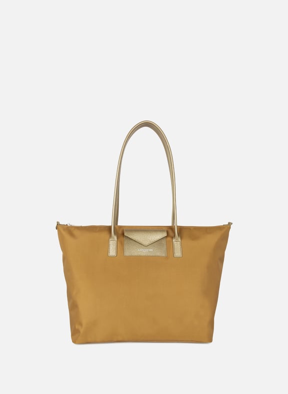 Grand sac cabas épaule - smart kba Doré by LANCASTER LANCASTER Grand sac cabas épaule - smart kba Doré