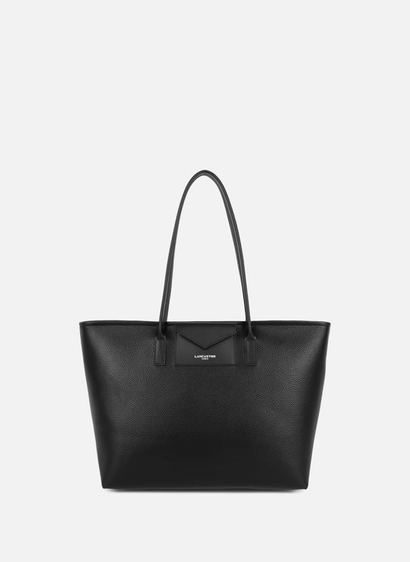 Tote bag - Maya Double KBA Black by LANCASTER LANCASTER Tote bag - Maya Double KBA Black