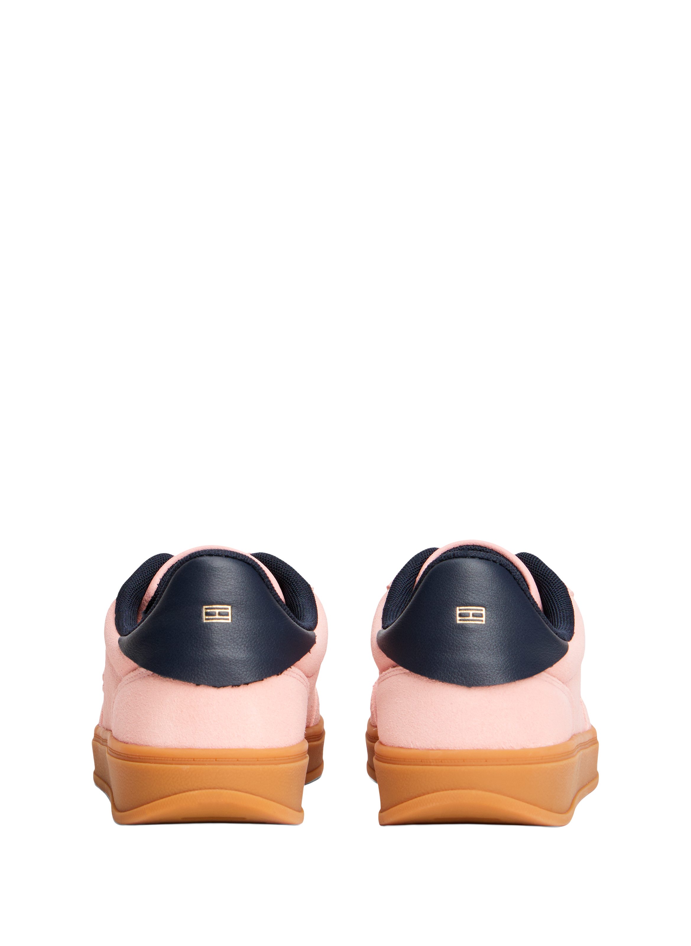 Baskets en cuir TOMMY HILFIGER Rose