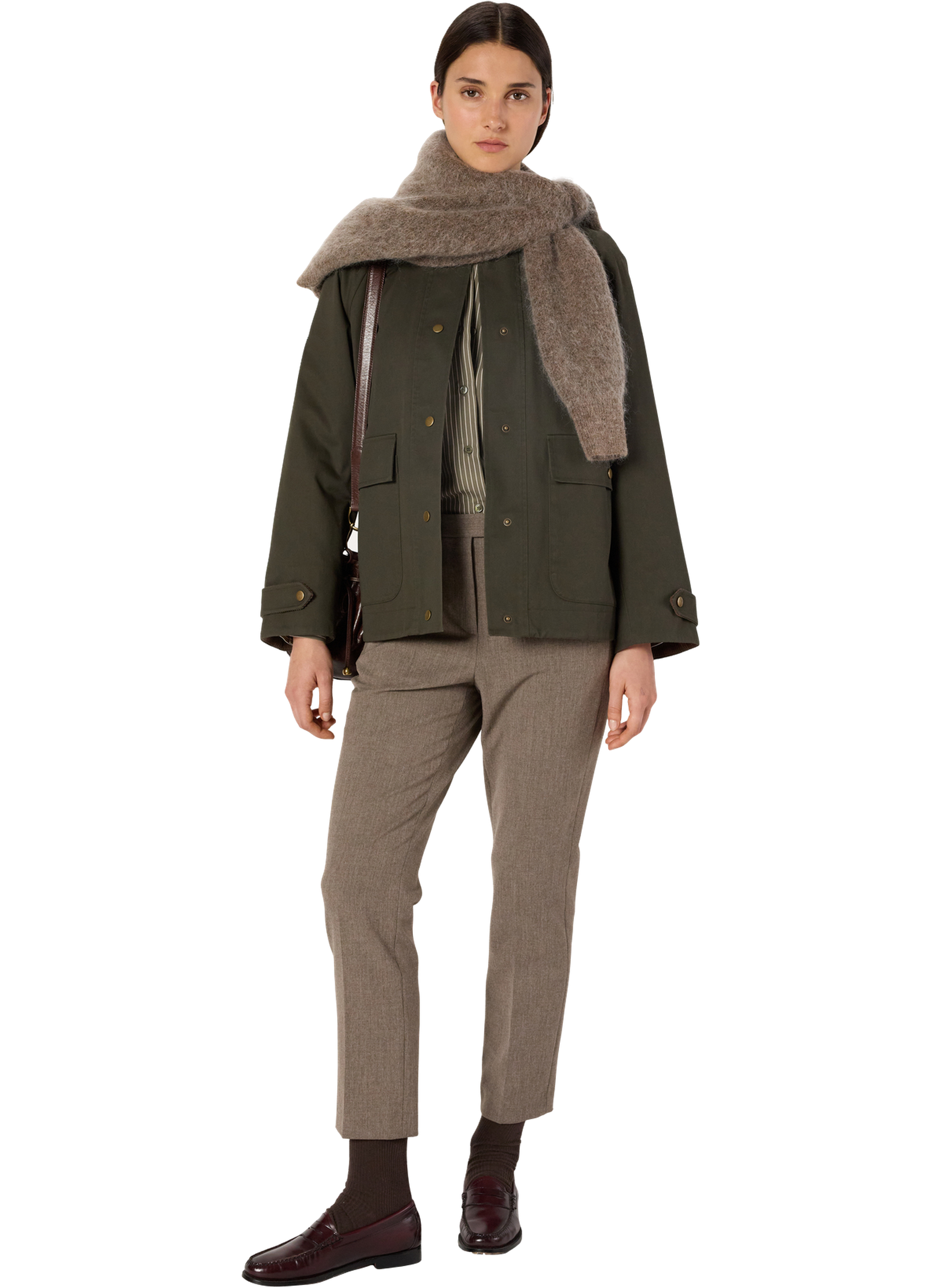 Parka à col en velours - xana GERARD DAREL Vert