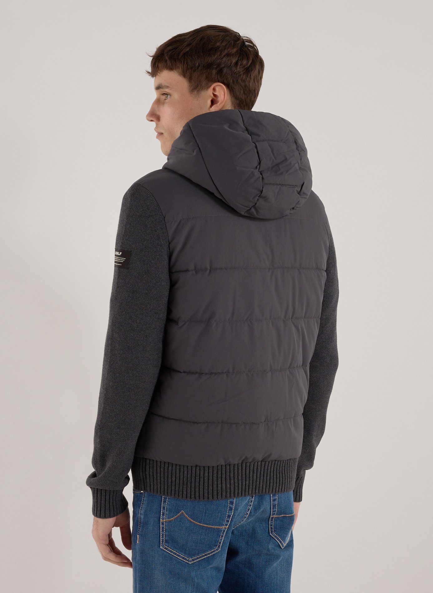 Bale two-material jacket ECOALF Grey