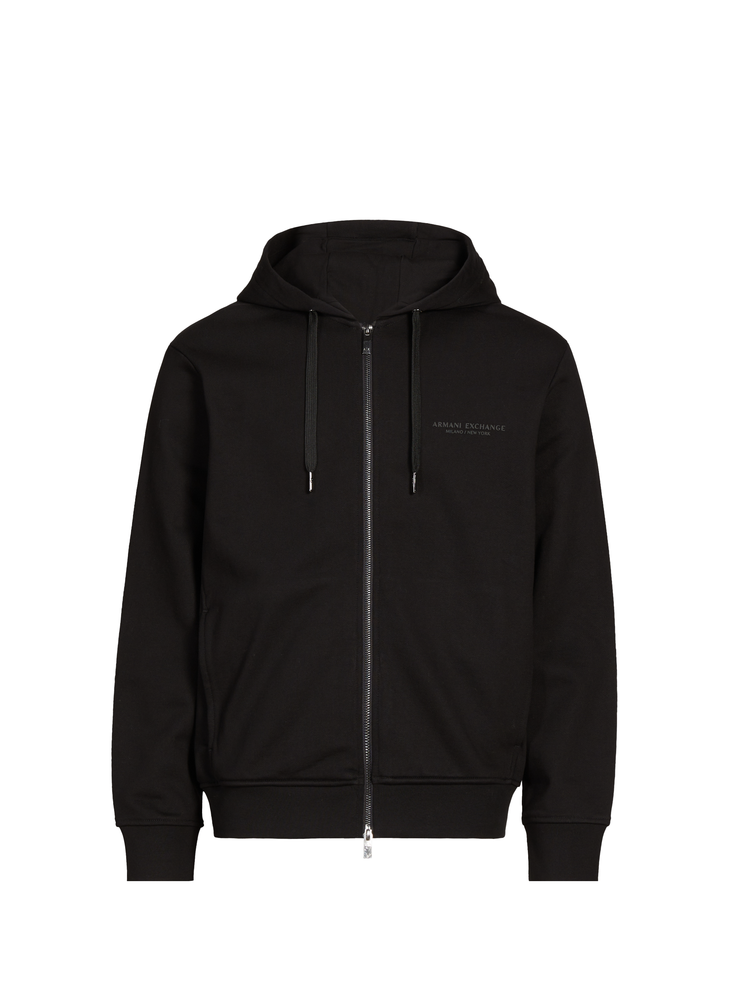 ARMANI EXCHANGE Sweat à capuche en coton Noir