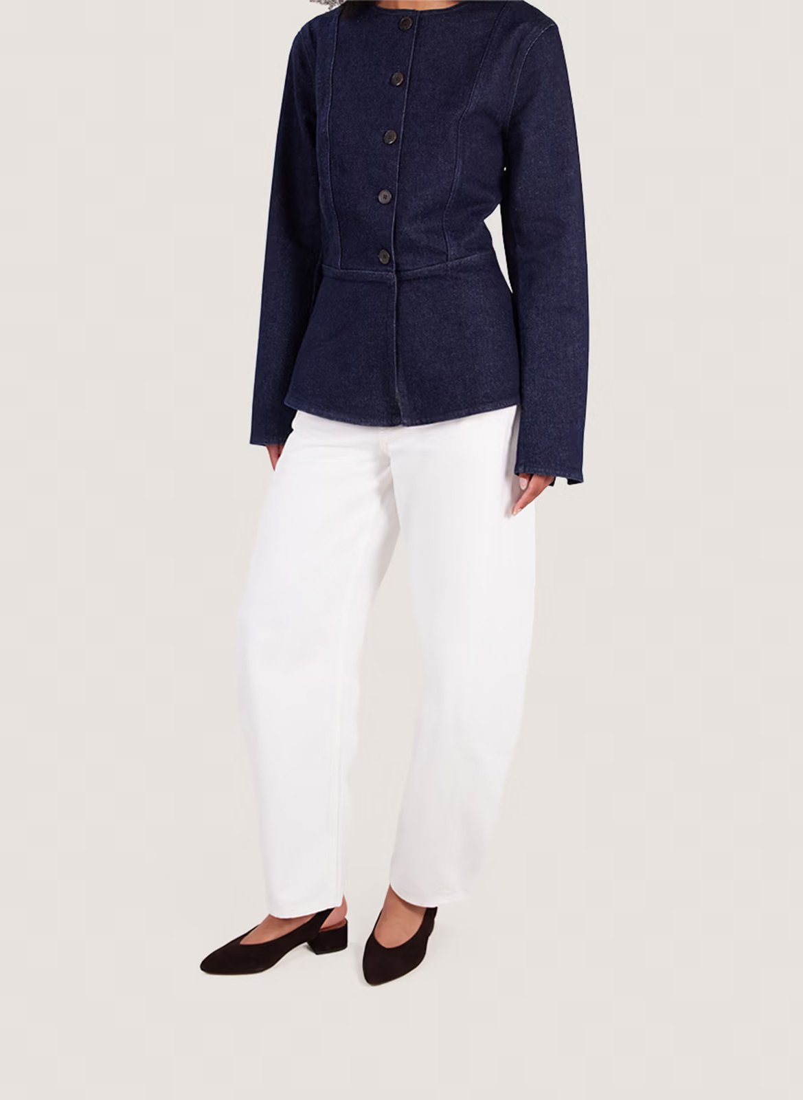 Ballerines en cuir vince JONAK Marron