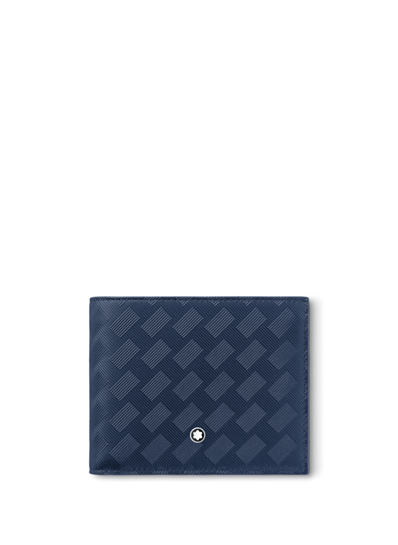 MONTBLANC Portefeuille en cuir texturé Bleu