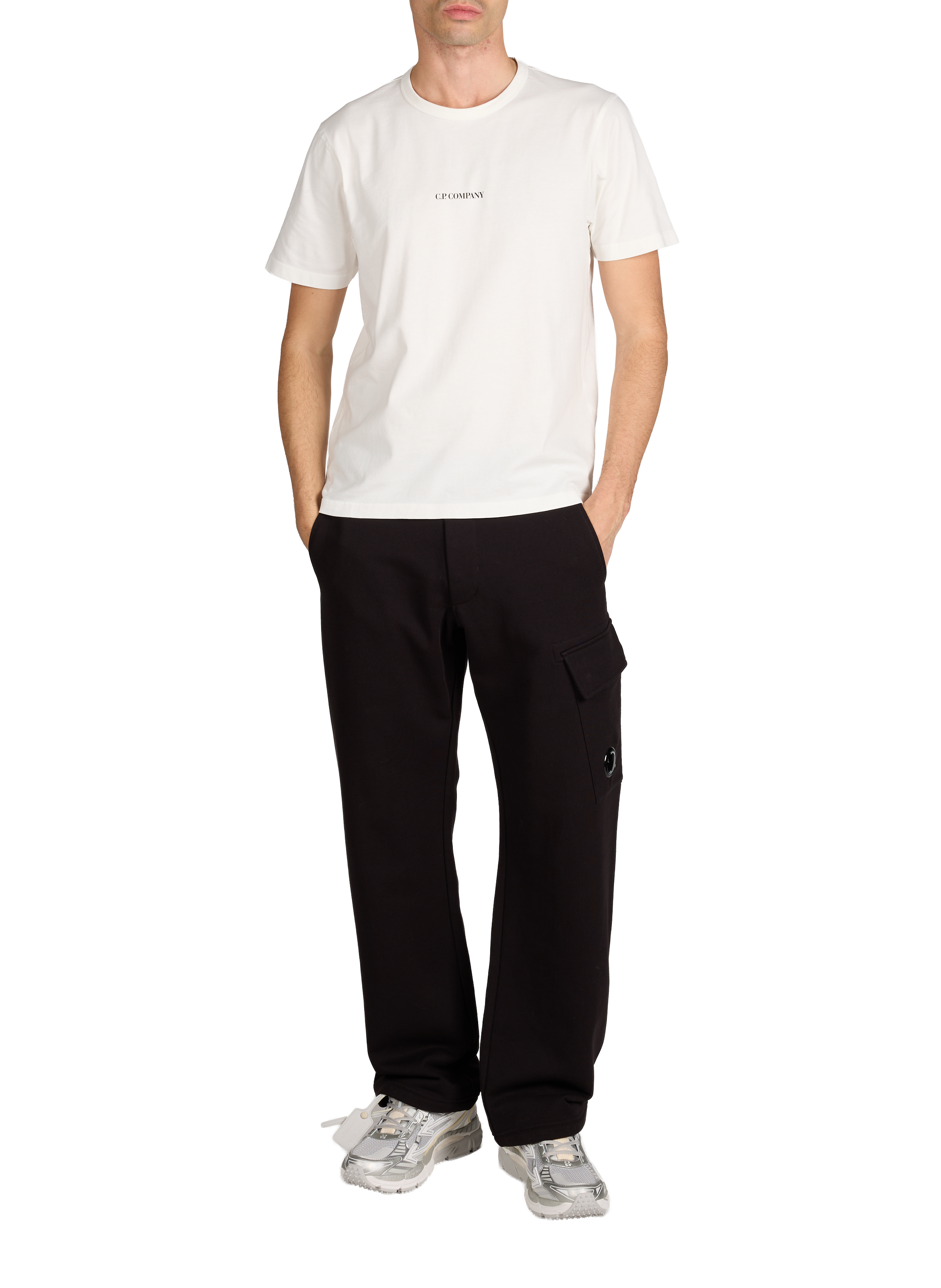 Cotton joggers CP COMPANY Black