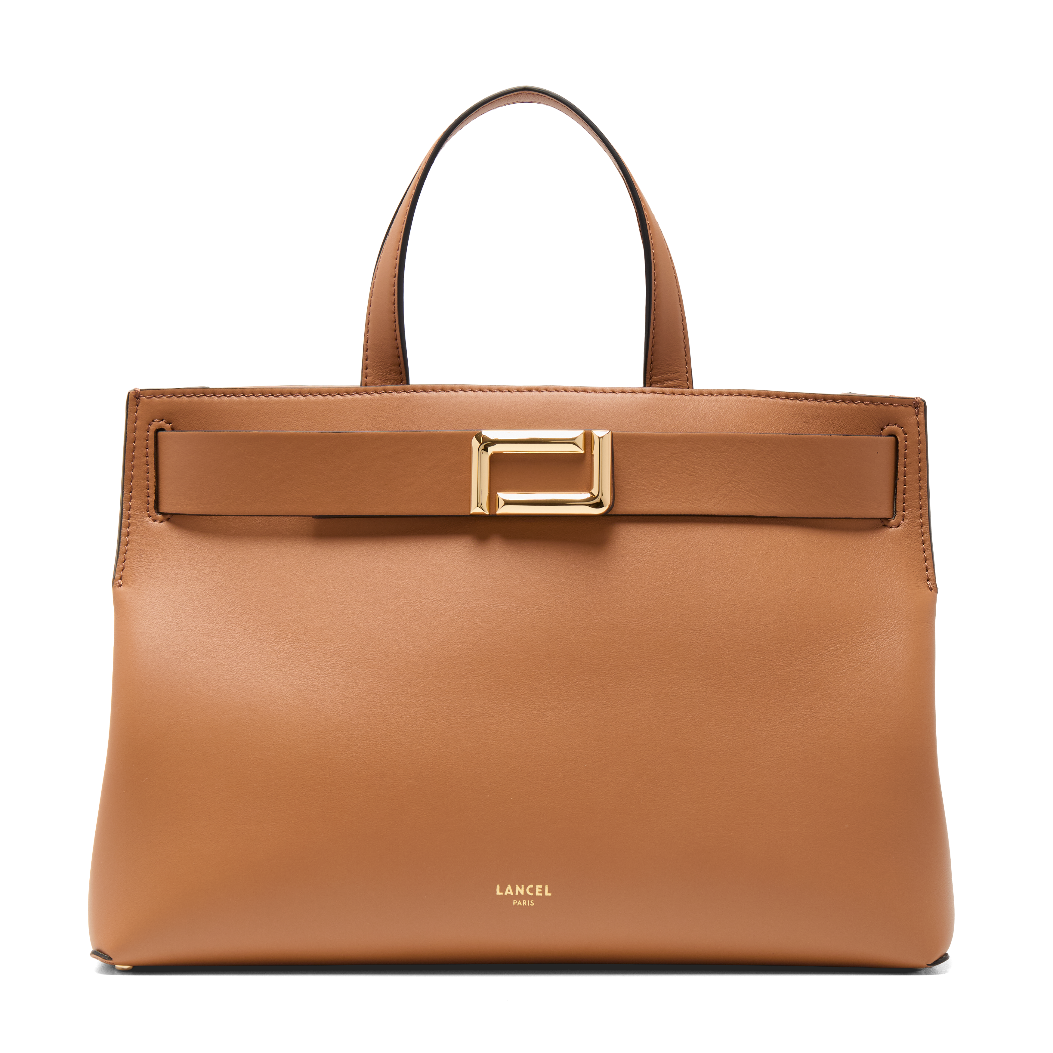Sac carryall m angèle de lancel en cuir LANCEL Marron