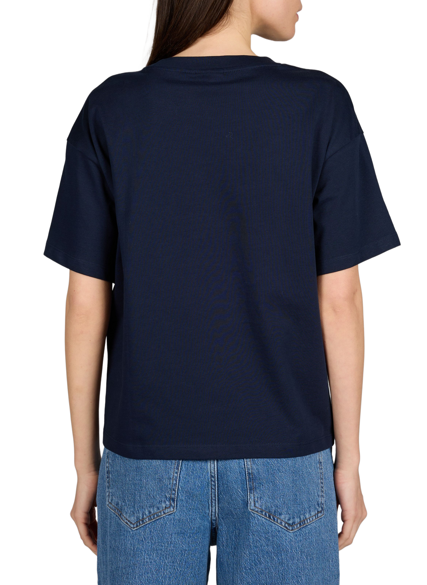 Vimonie cotton T-shirt VILA Blue