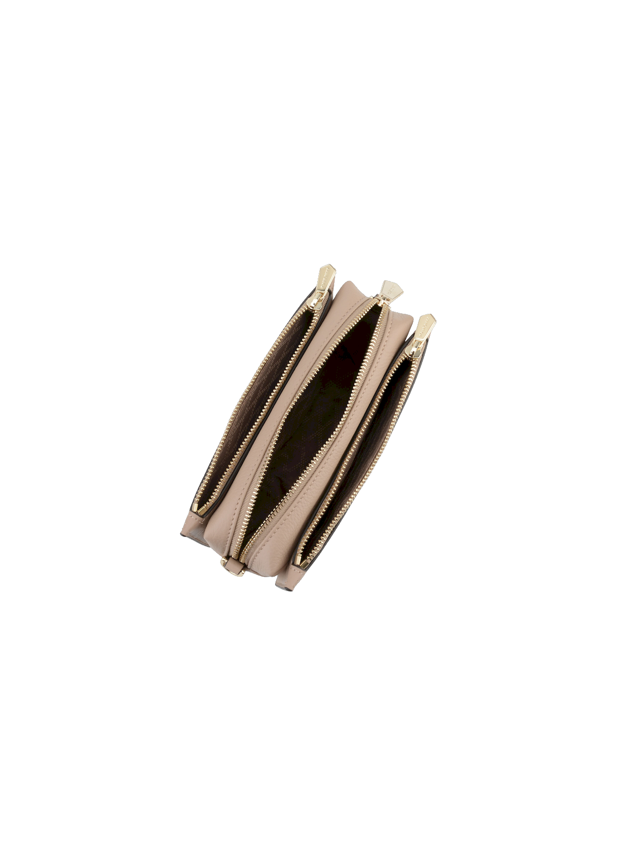 Alesia | sac trotteur gm en cuir de vachette POURCHET Marron