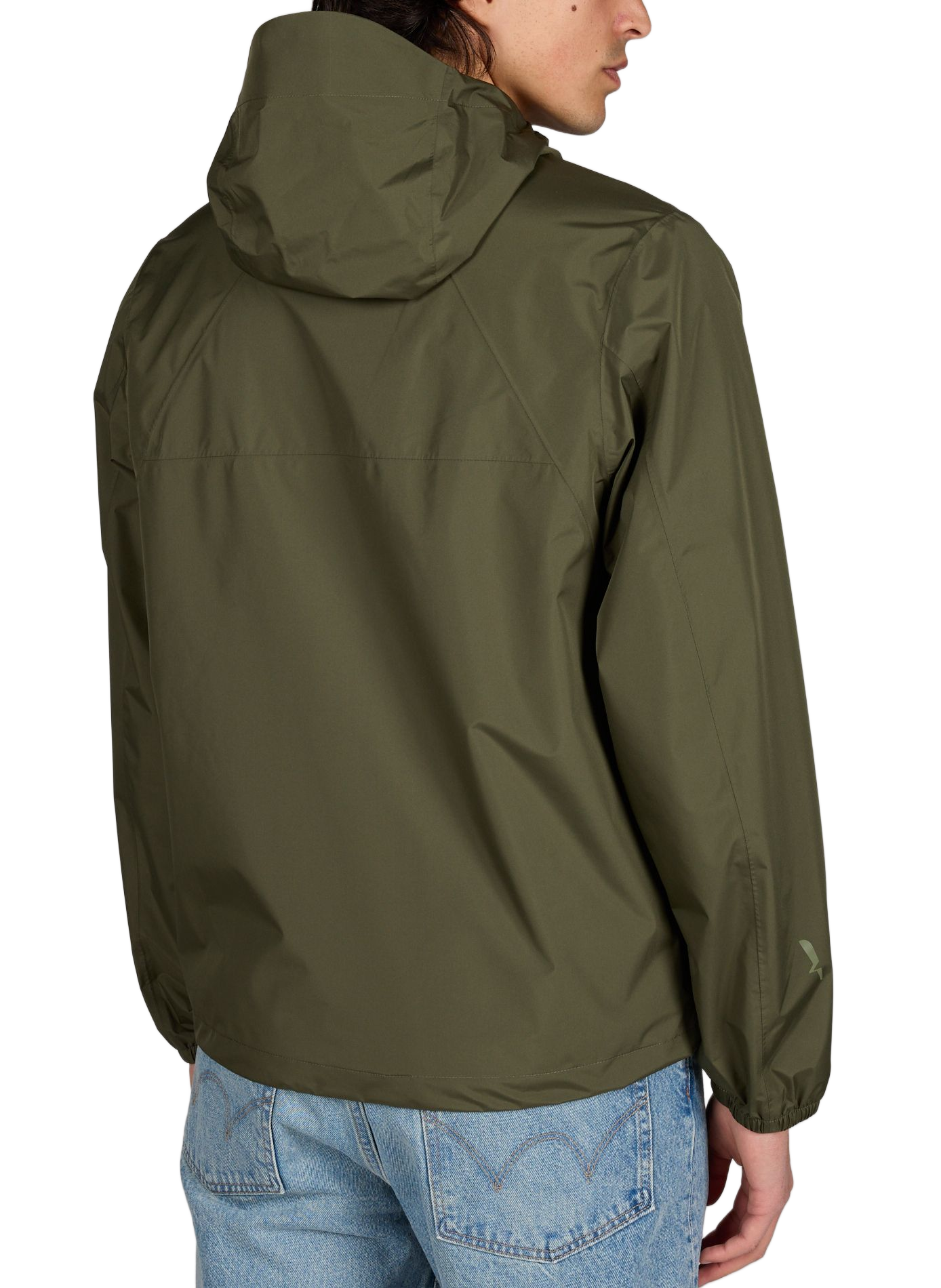 Veste coupe-vent à capuche AIGLE Kaki