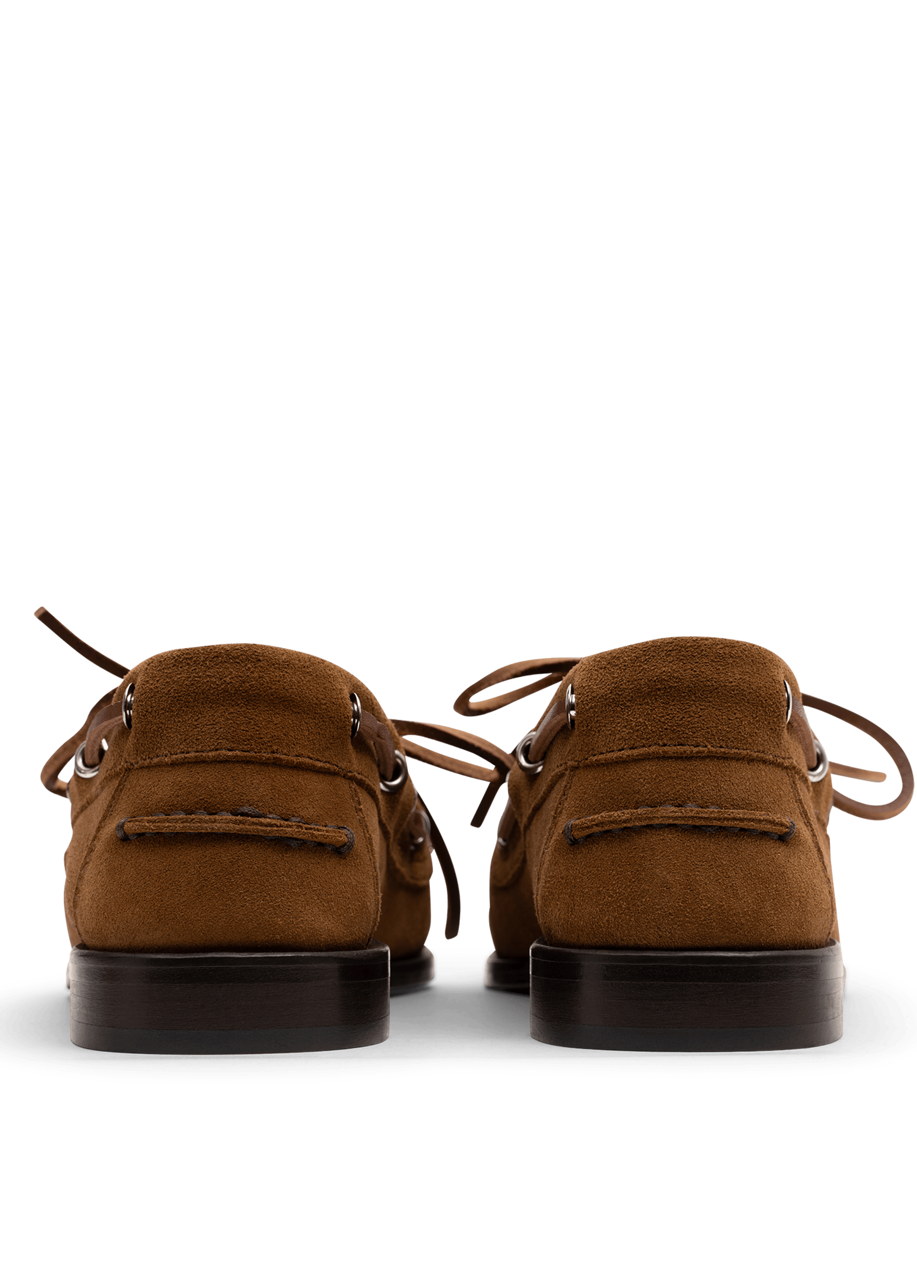 Mocassins colombia en veau velours PARALLELE Marron