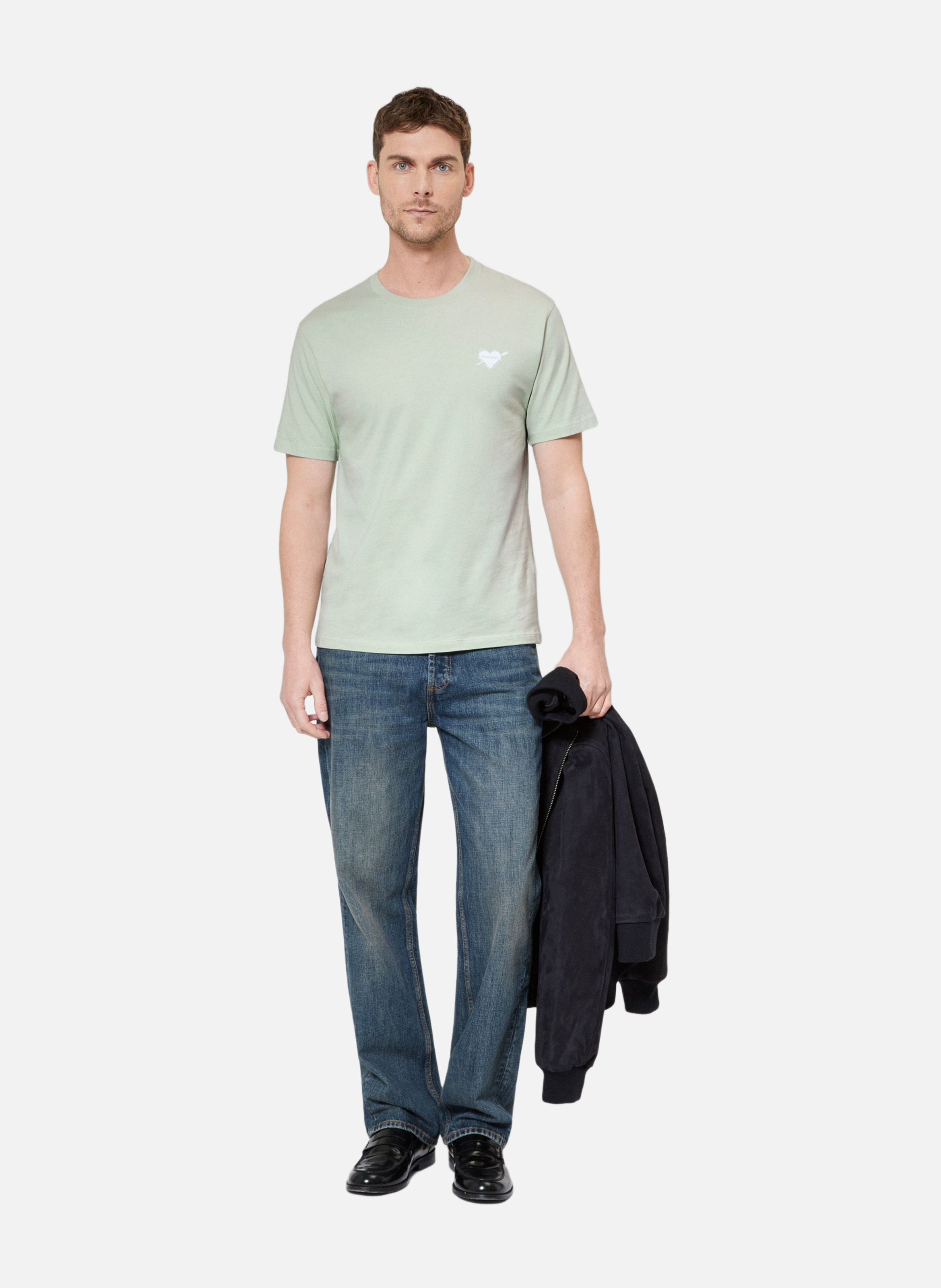 T-shirt avec flocage coeur THE KOOPLES Vert