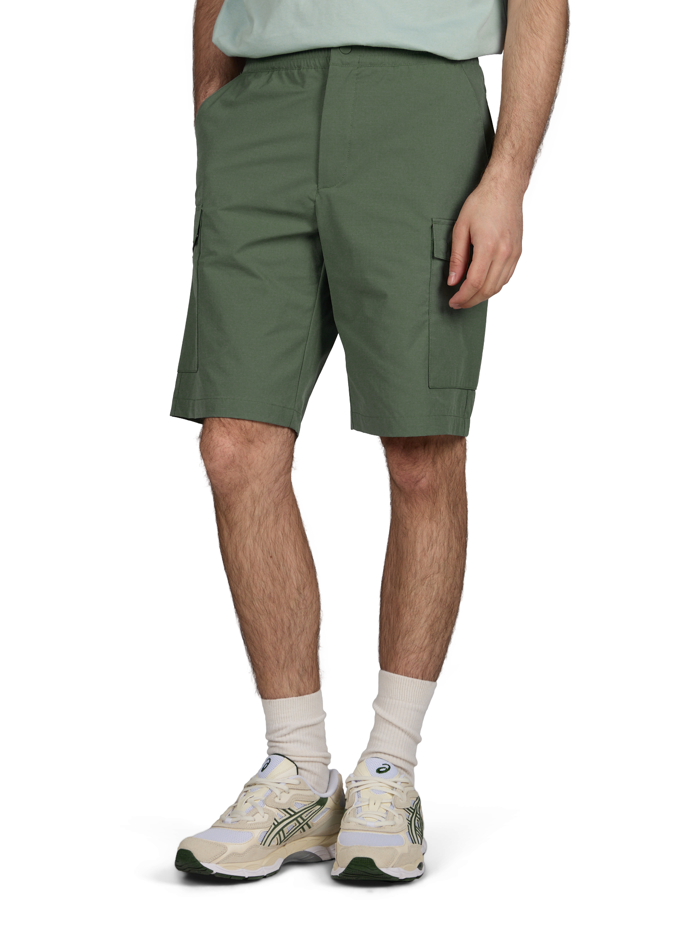 Five-pocket Bermuda shorts AIGLE Khaki