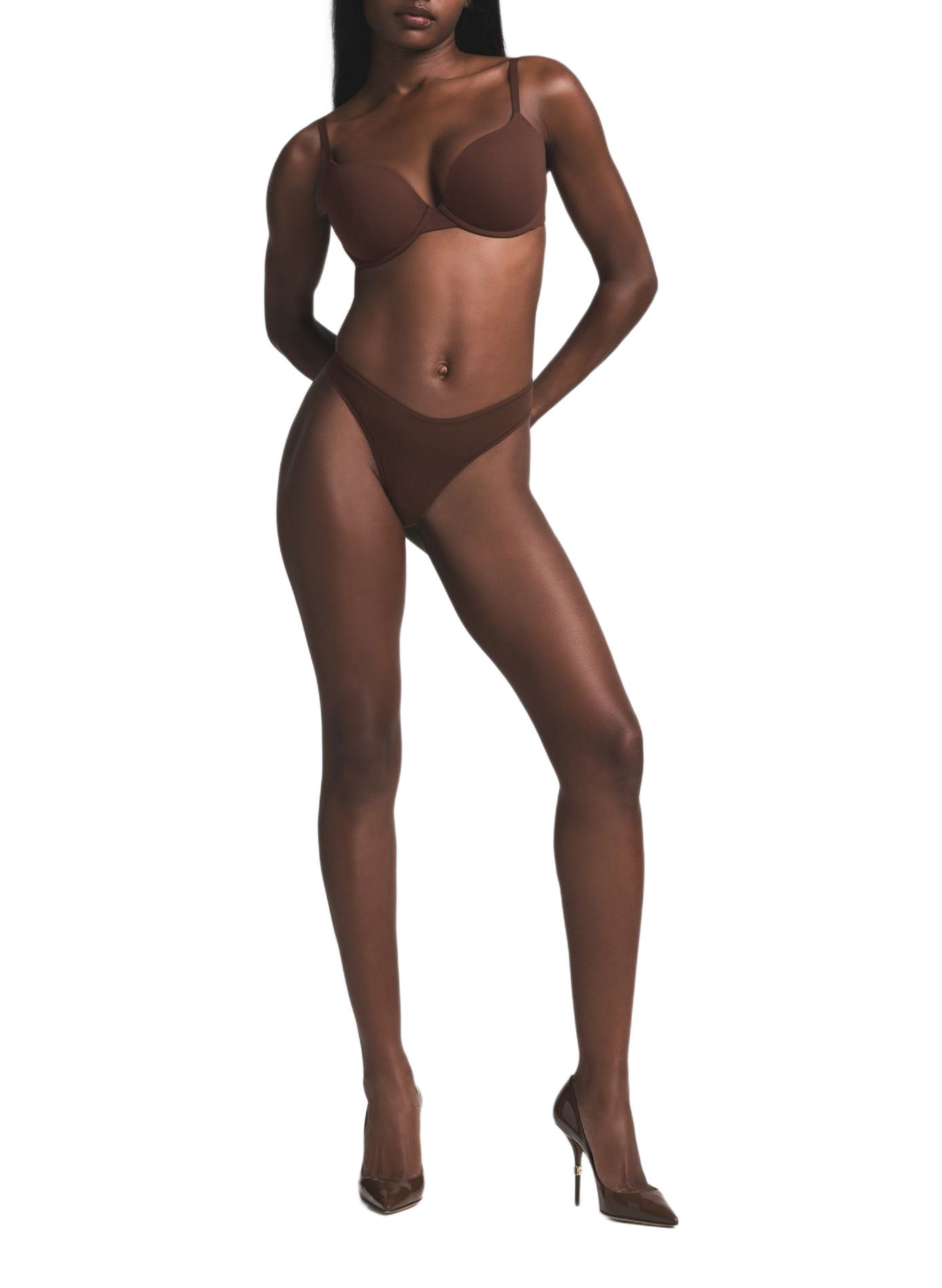 Solid push-up bra SKIMS Brown