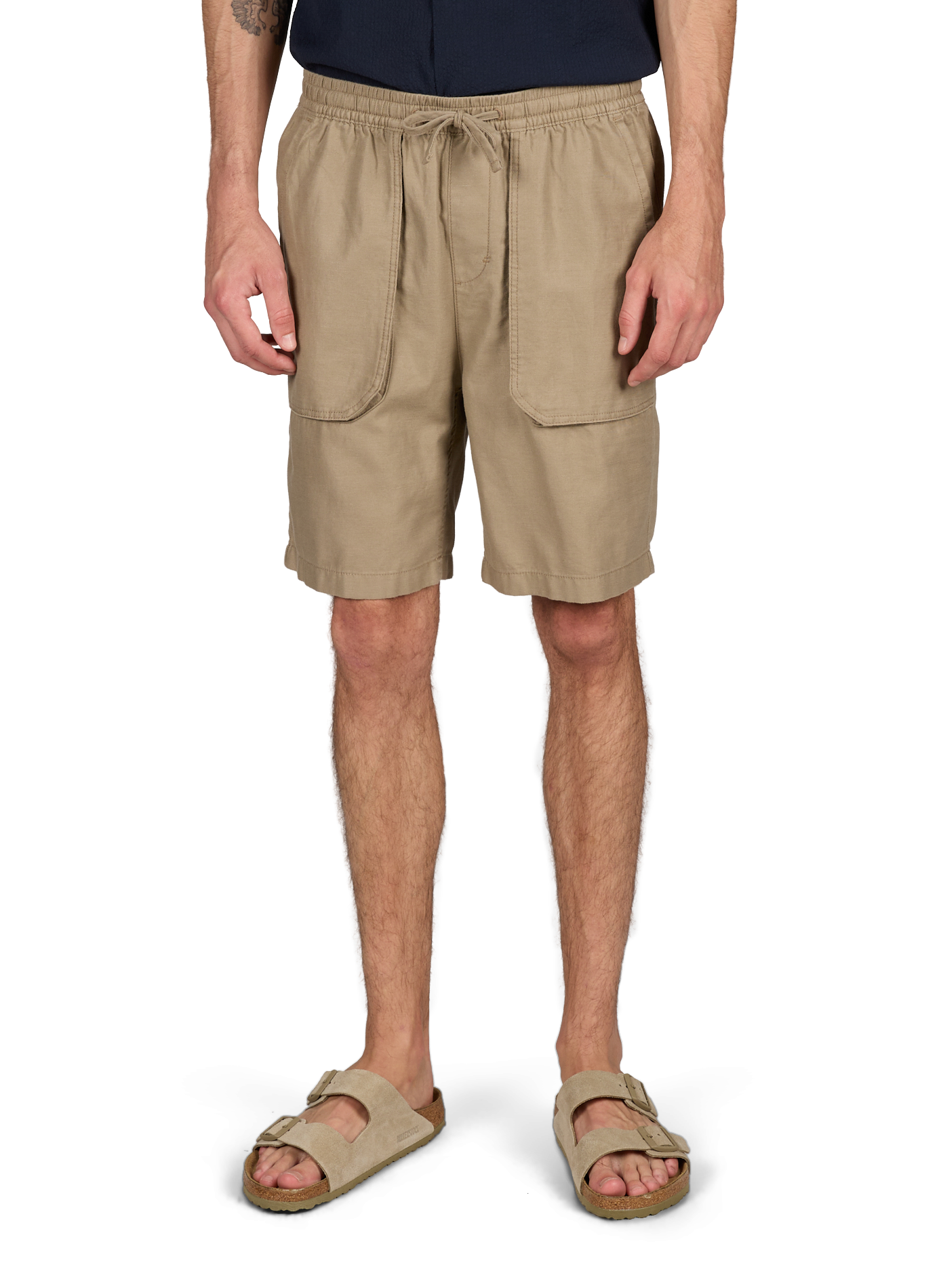 Pantalón recto de lino y algodón LYLE & SCOTT Beige