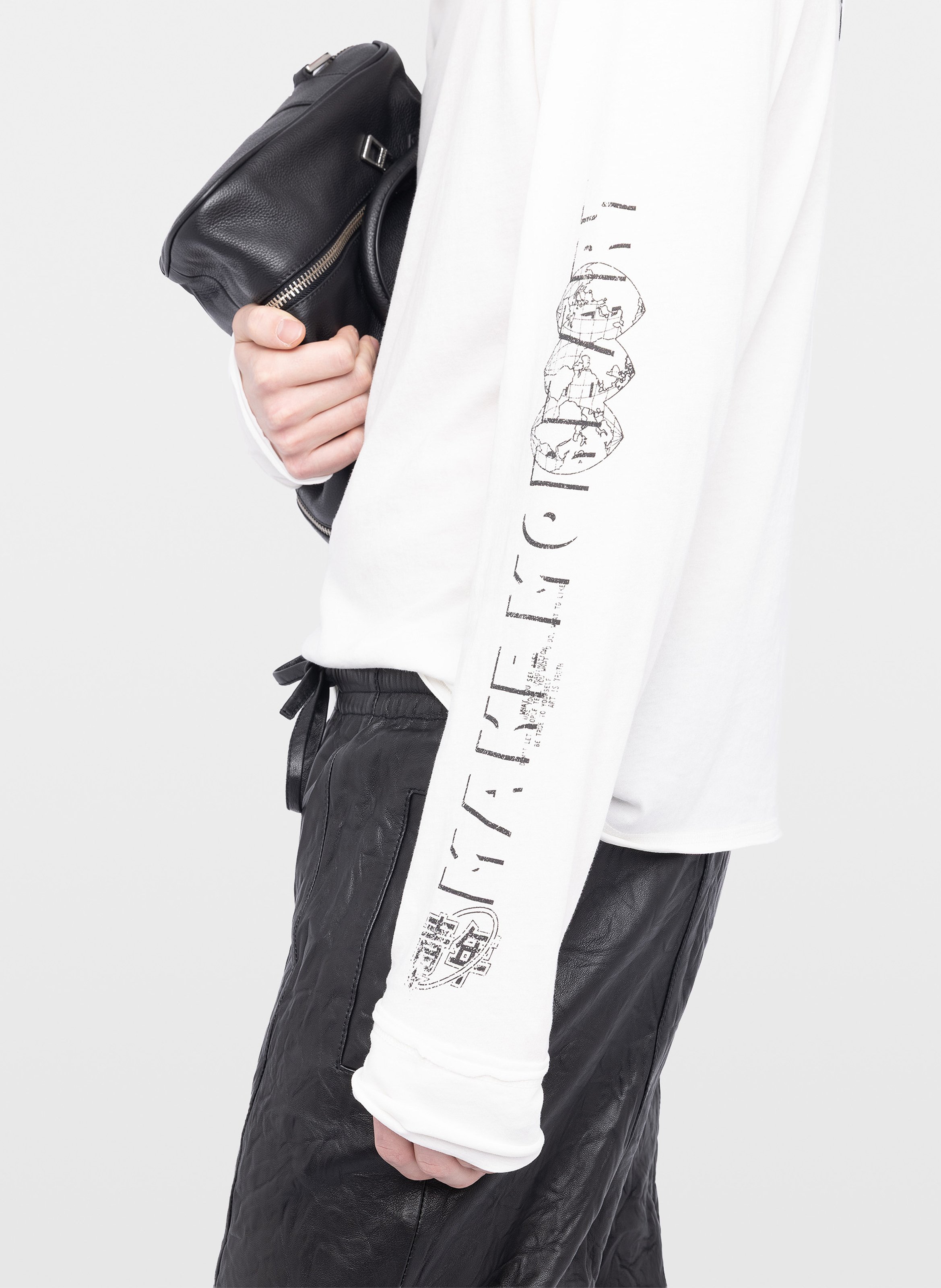 Tee-shirt col tunisien en coton bio monastir ZADIG&VOLTAIRE Blanc