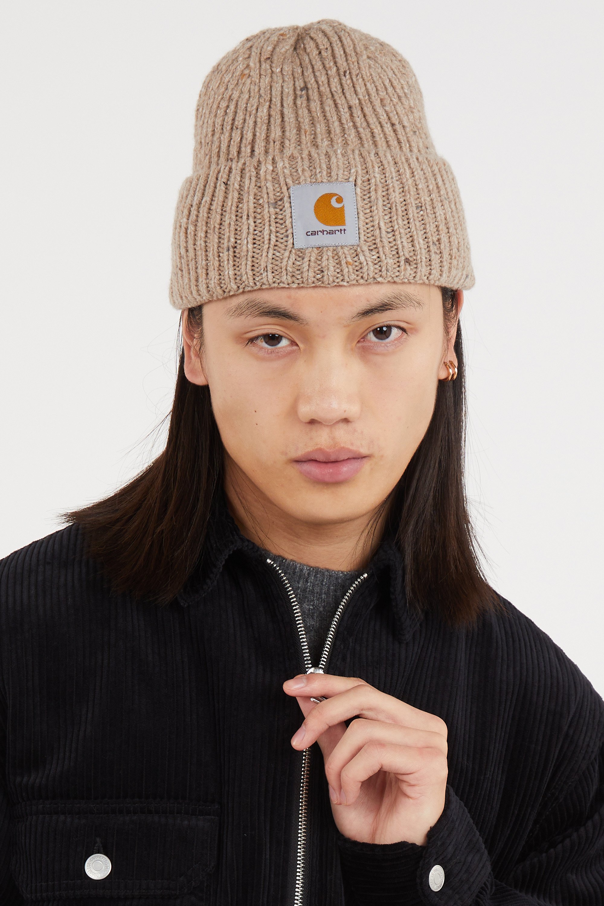 Bonnet anglistic CARHARTT WIP Beige
