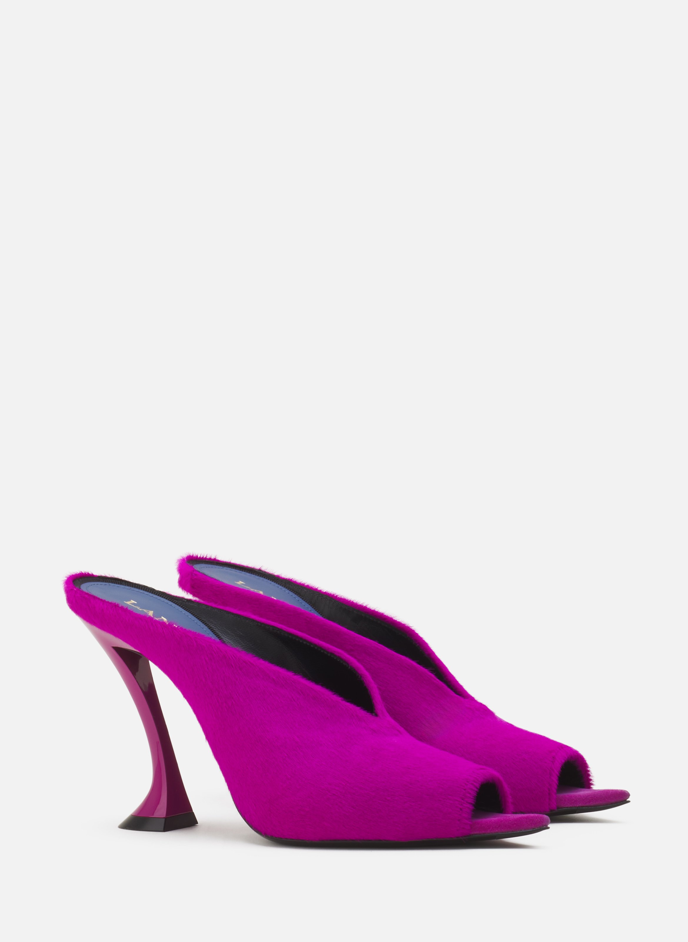 Mule midnight step en pony LANVIN Violet