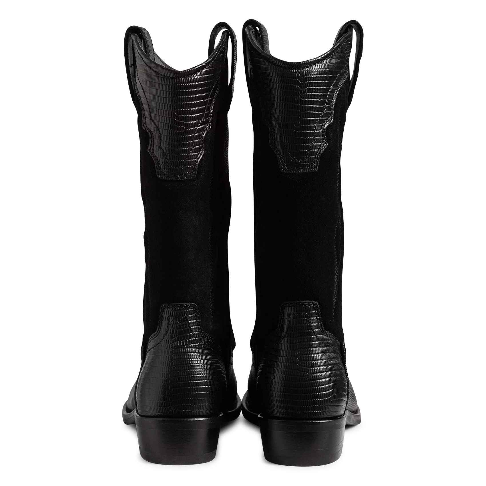 Bottes en cuir tex western ZADIG&VOLTAIRE Noir