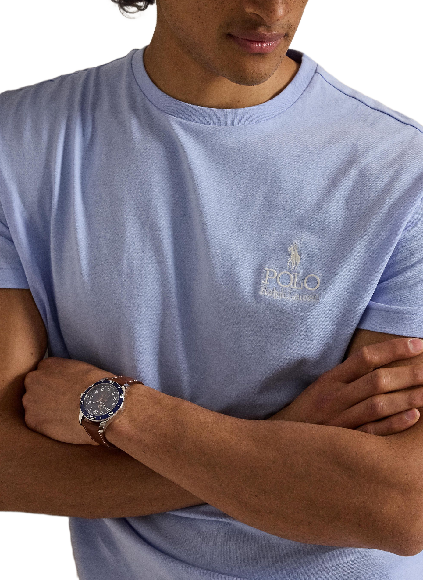 T-shirt en coton POLO RALPH LAUREN Bleu