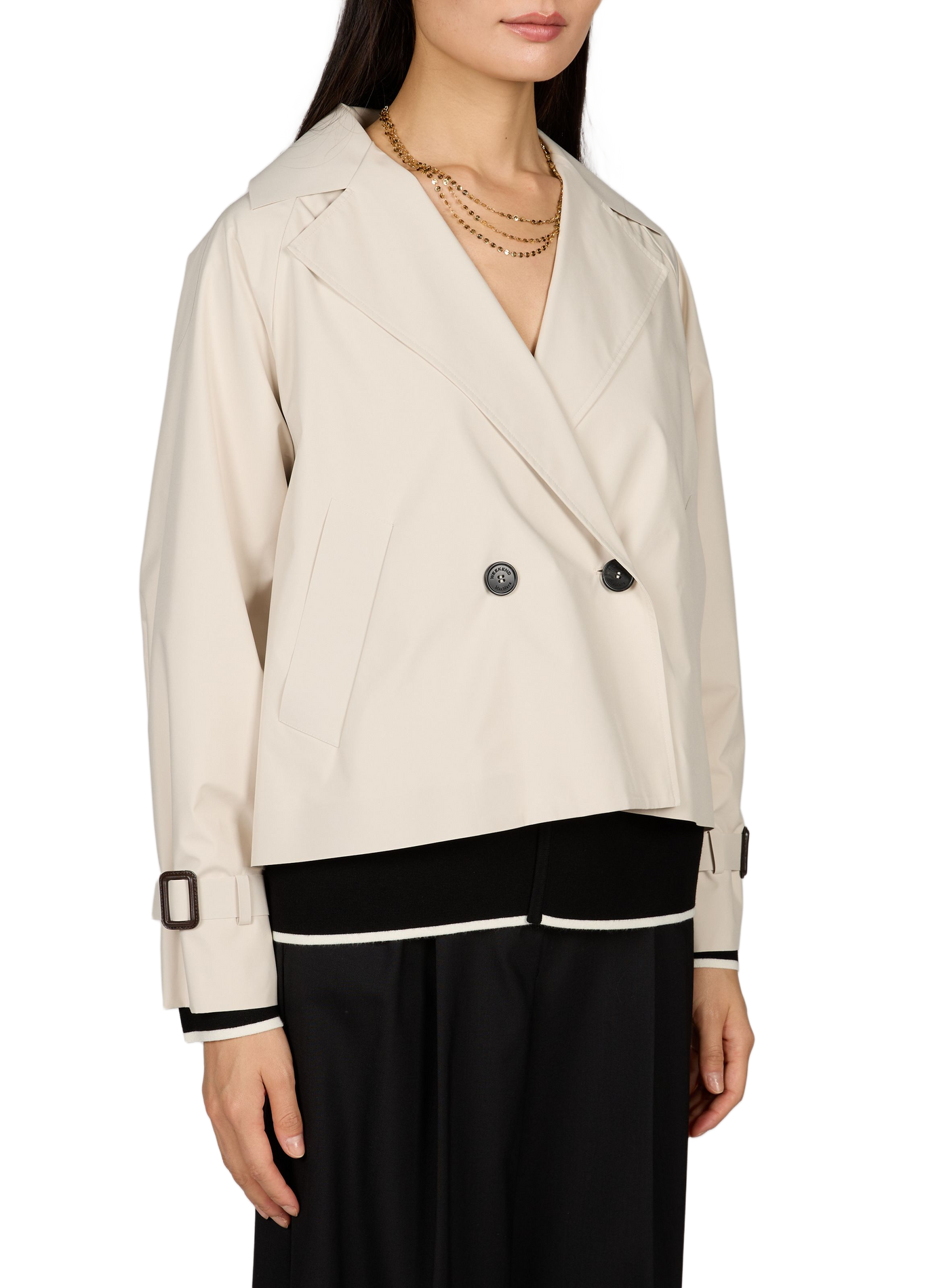 Short double-breasted jacket MAX MARA WEEK END Beige