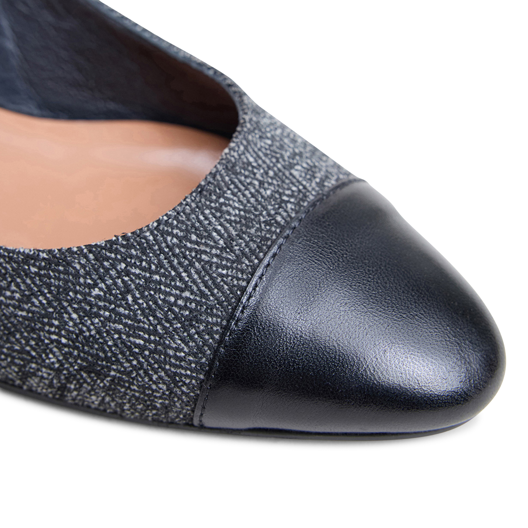 Ballerines slingbacks à petits talons decision JONAK Gris