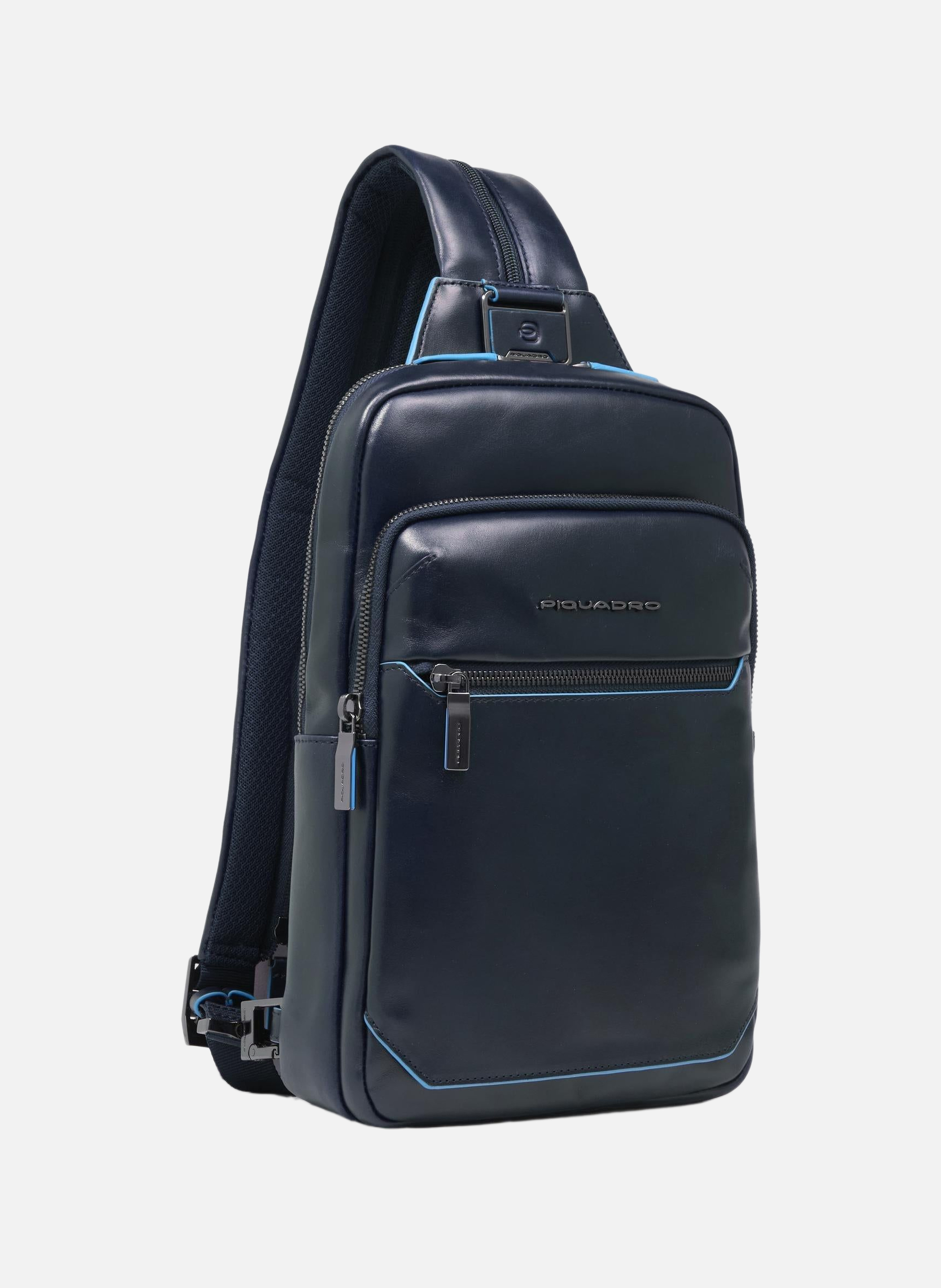 Convertible to backpack sling bag PIQUADRO Blue
