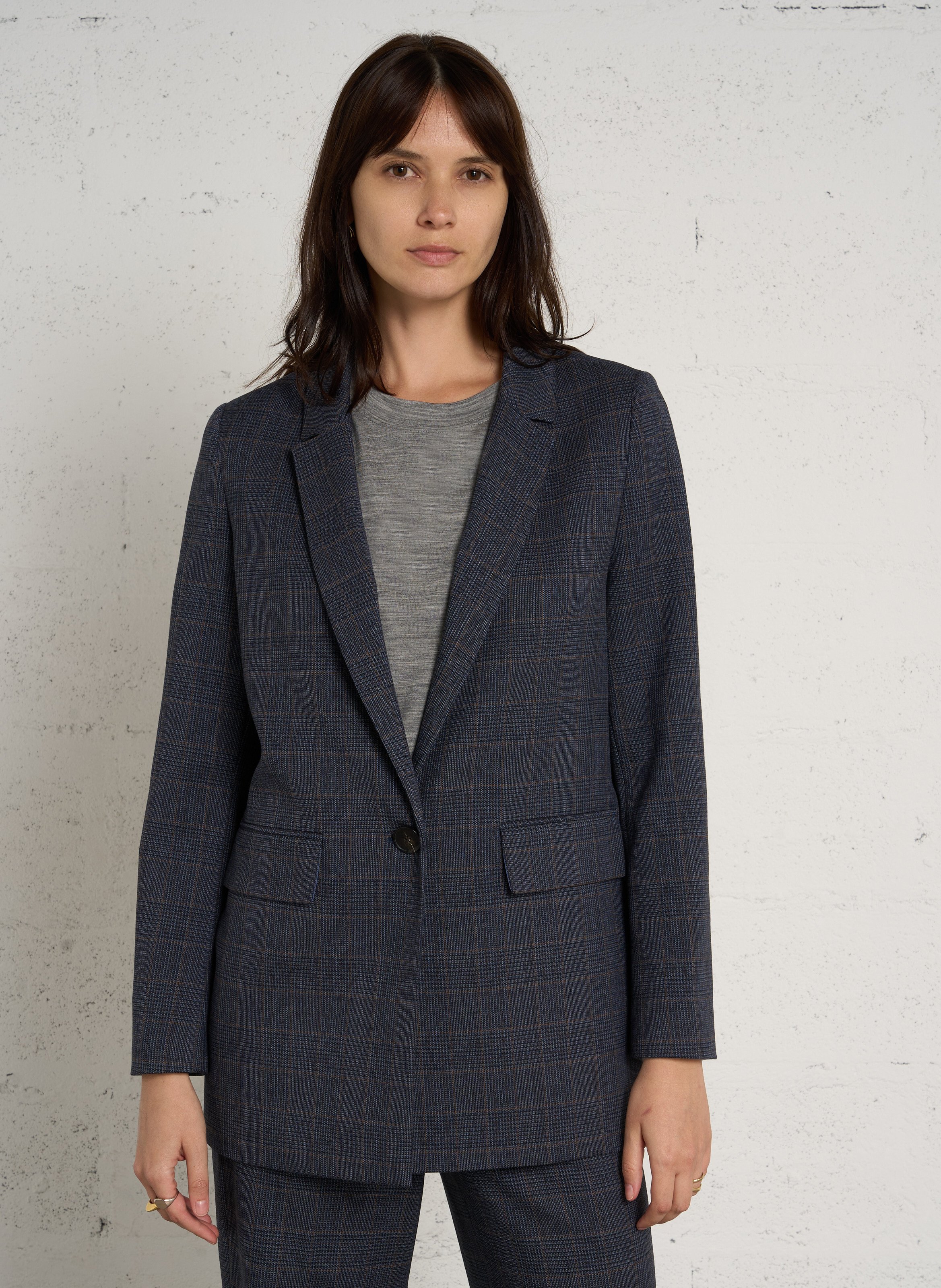 Veste de blazer ample nelia MAISON 123 Gris
