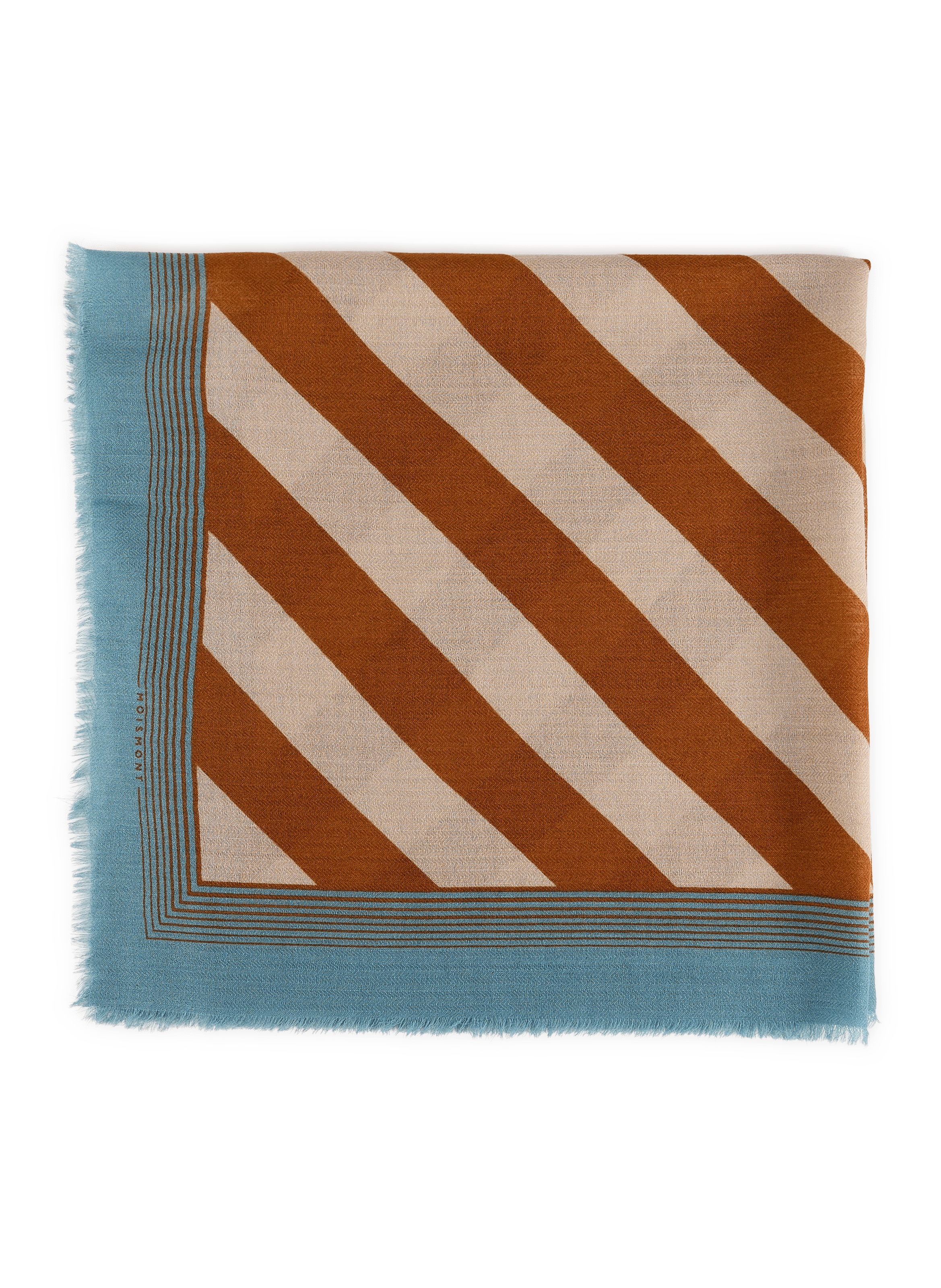Foulard imprimé en laine MOISMONT Multicolore
