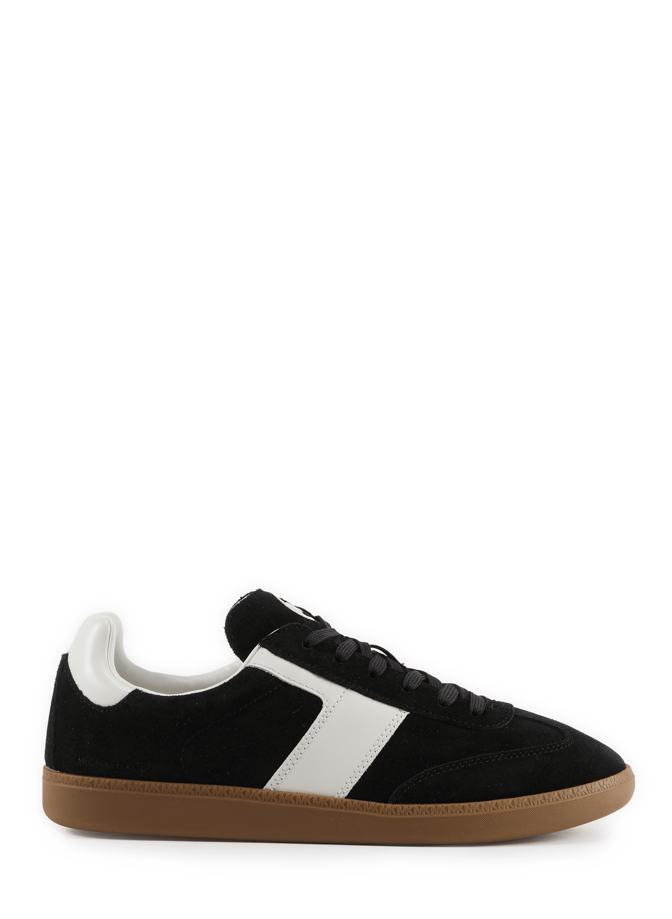 Jovie lace-up sneakers in suede leather MICHAEL KORS Black