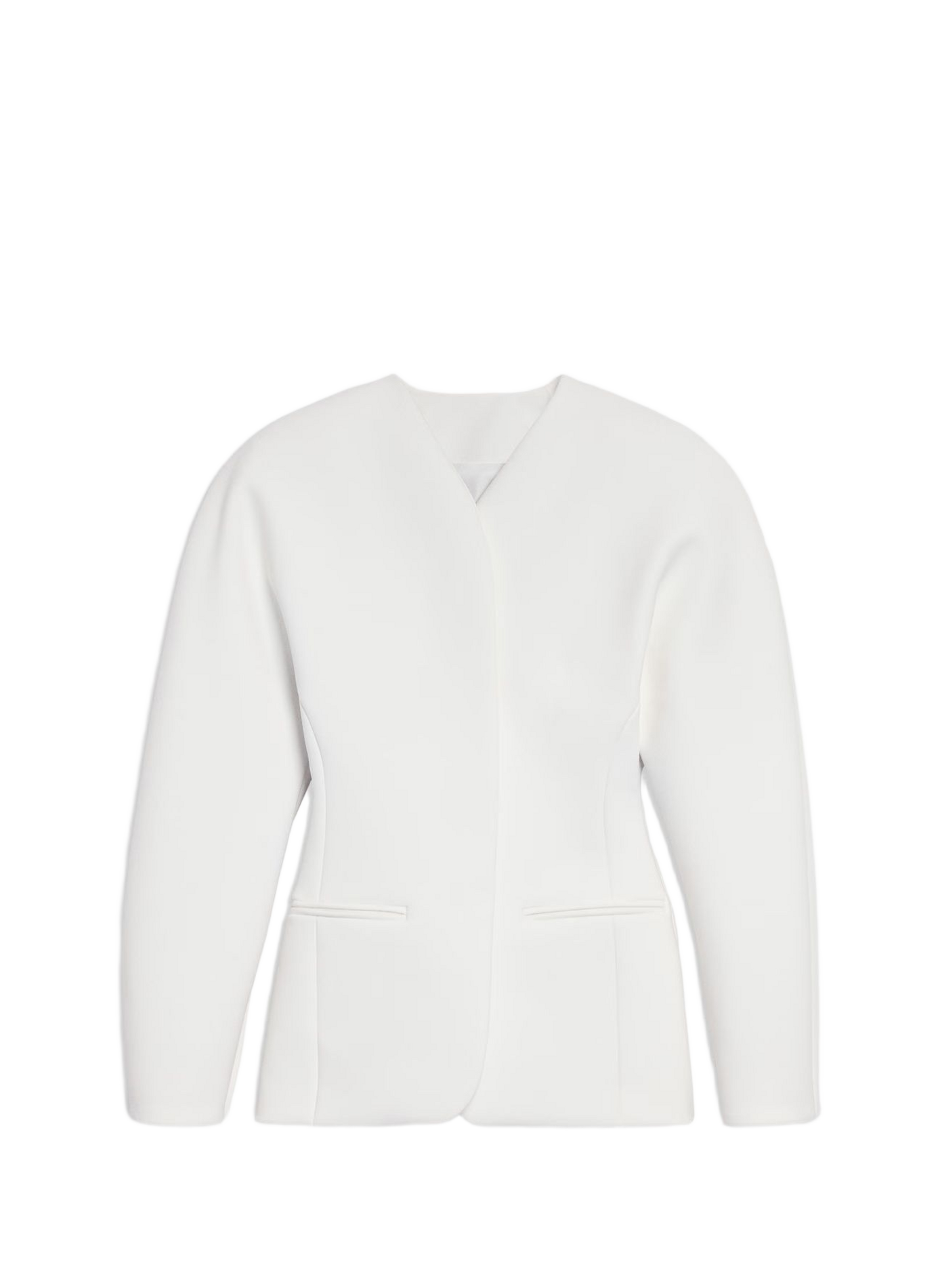 La veste Ovalo cintrée JACQUEMUS White