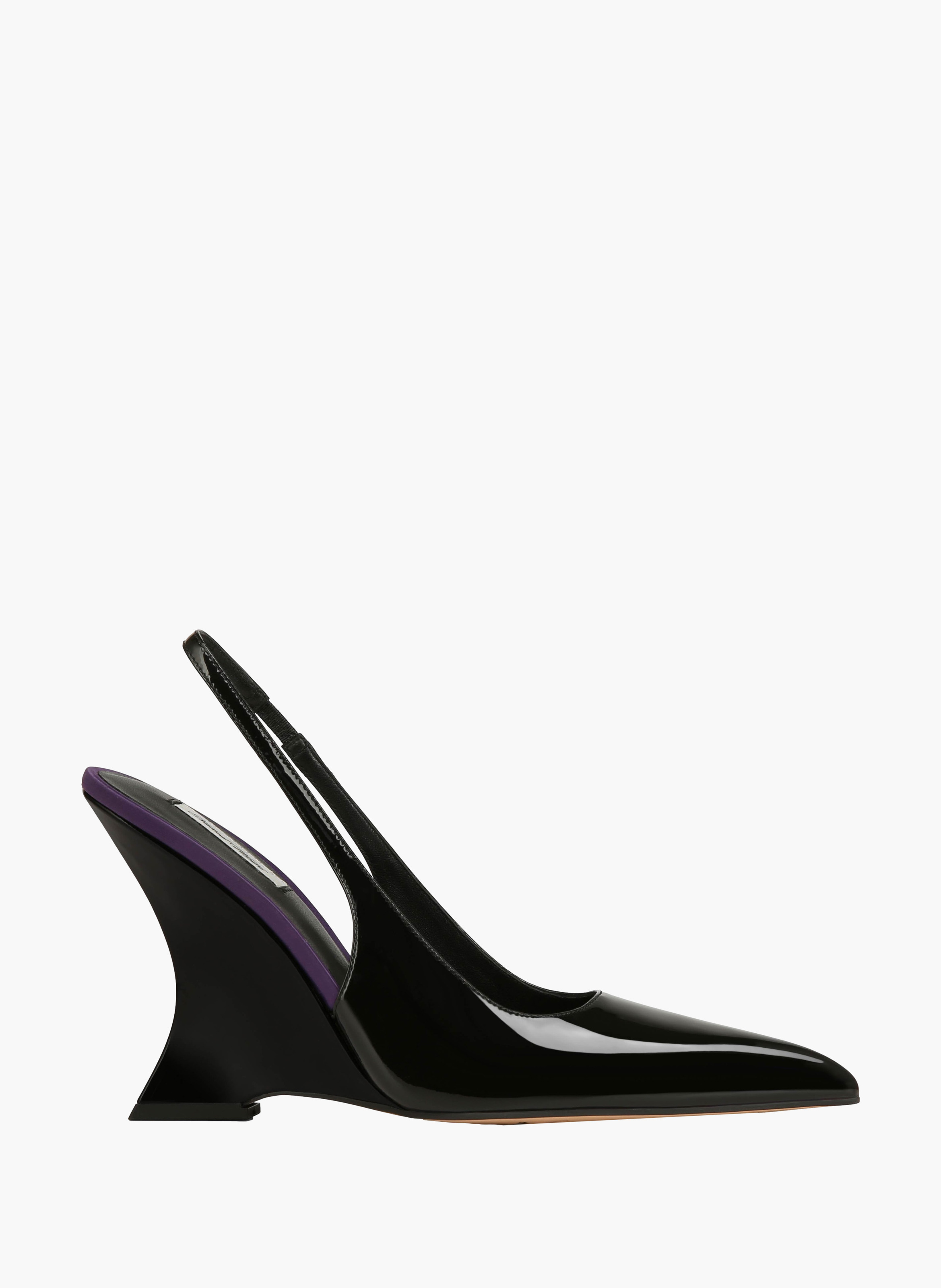 Laguna Pumps aus Lackleder NAKED WOLFE Schwarz